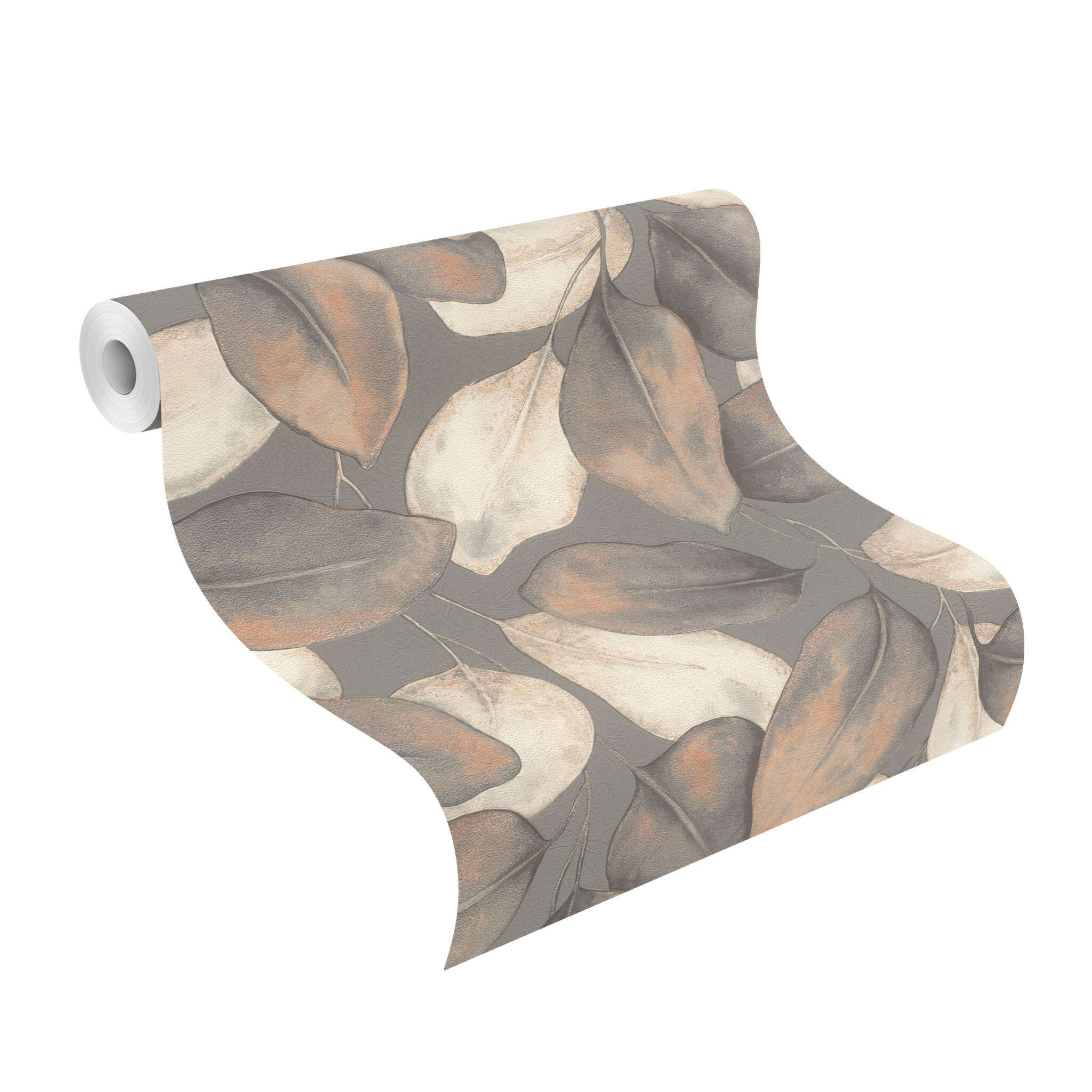 10-659887 Rolle abgerollt 1 Papier peint intissé gris-taupe Incanto 659887