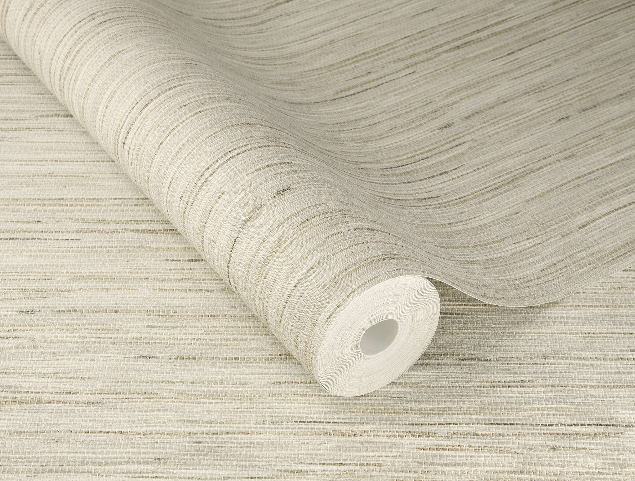 10-435160 Detailaufnahmen 1 Papier peint intissé à texture tissée gris et beige - Noble Zen Toki 435160
