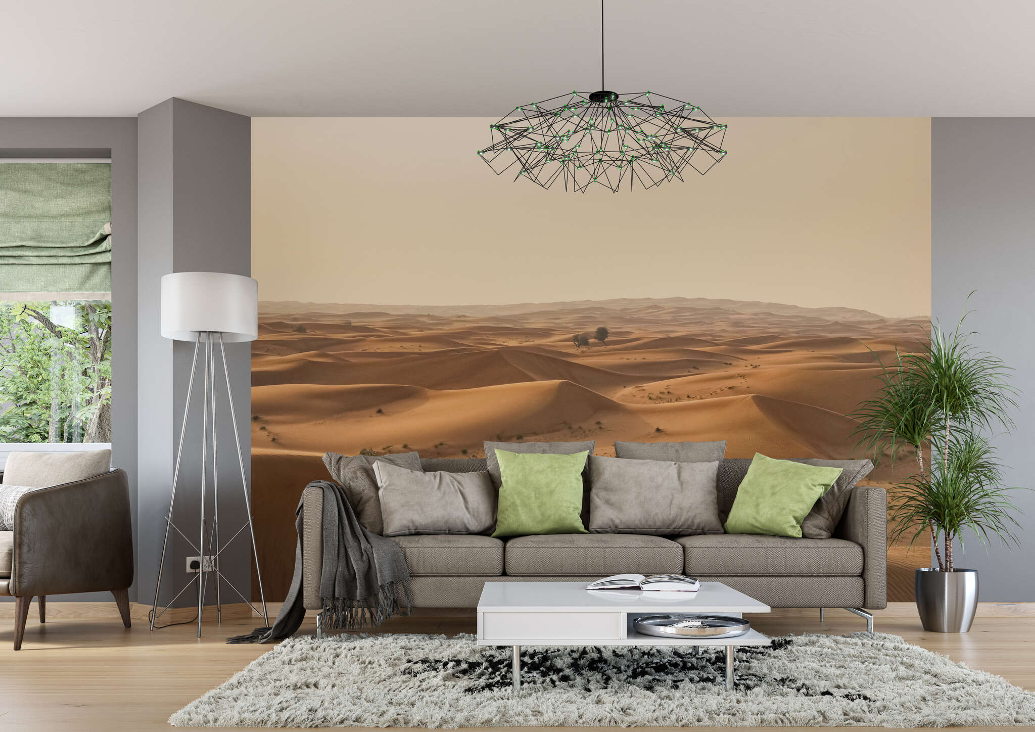10-862430 Raumbilder 2 Sahara non-woven wallpaper in gold Magicwalls (Booklet) 862430
