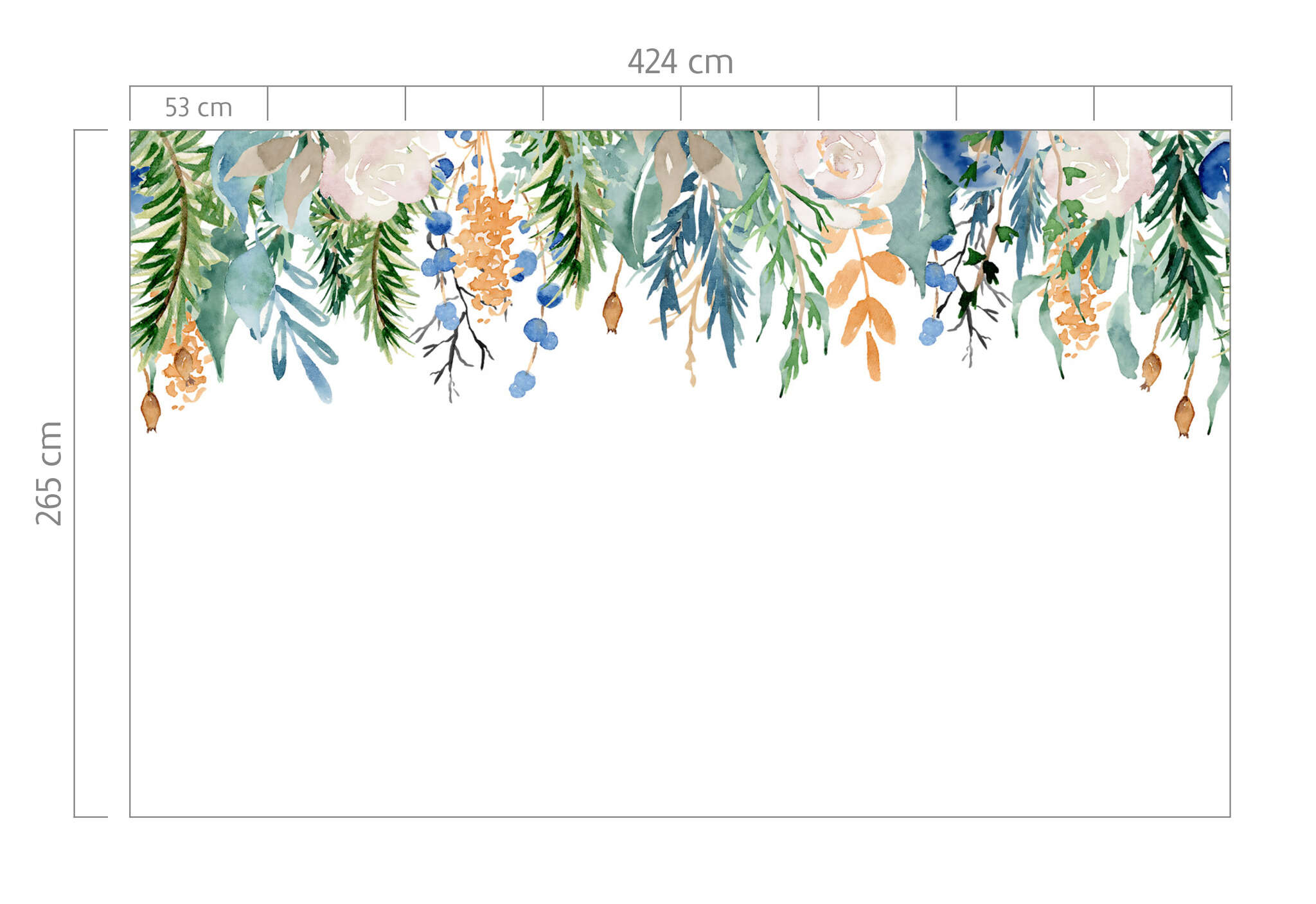 10-360042 Bildauschnitt 1 Papier peint avec fleurs 360042