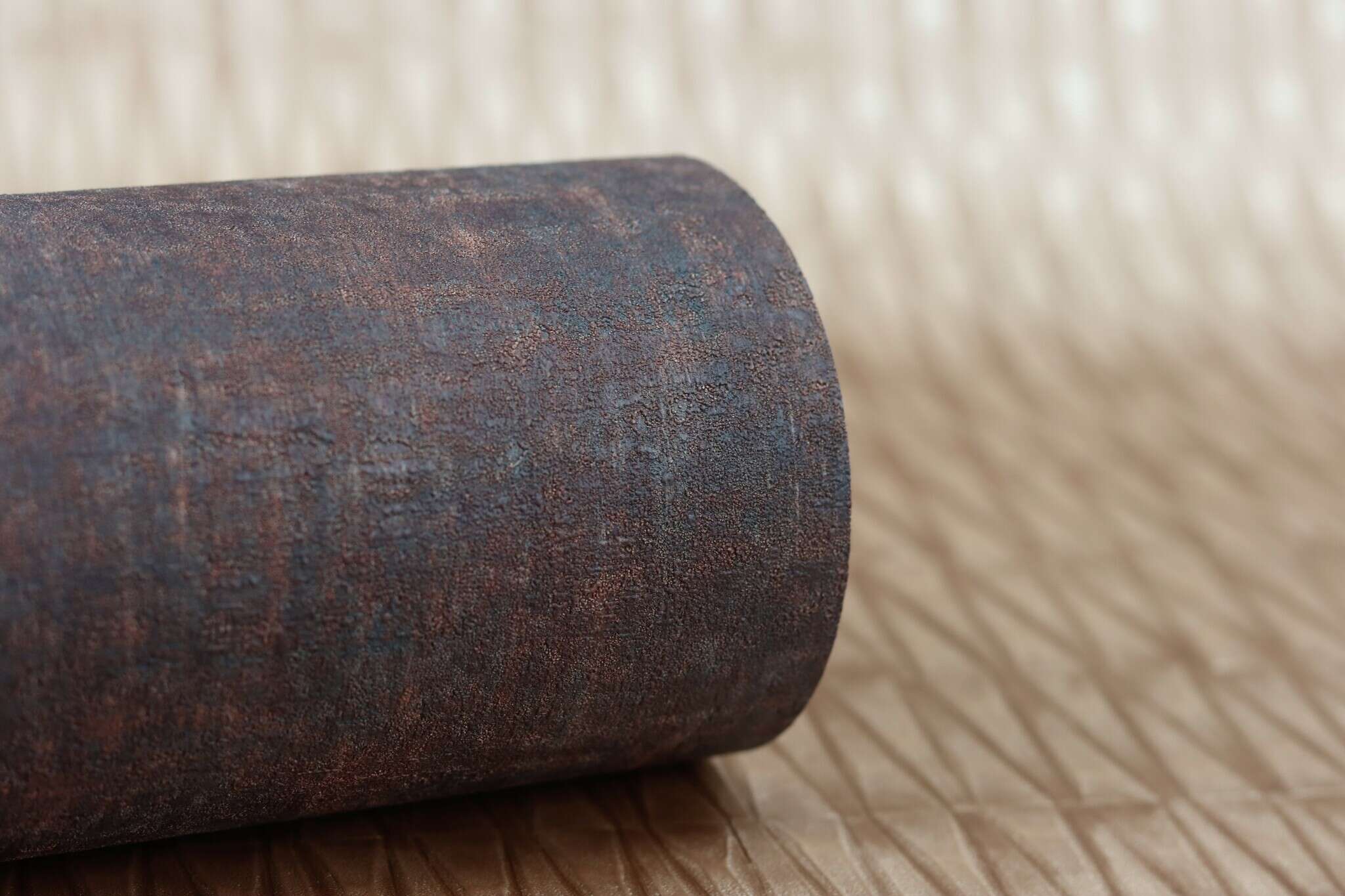 10-428445 Detailaufnahmen 4 Non-woven wallpaper in brown-copper brown Selection 428445