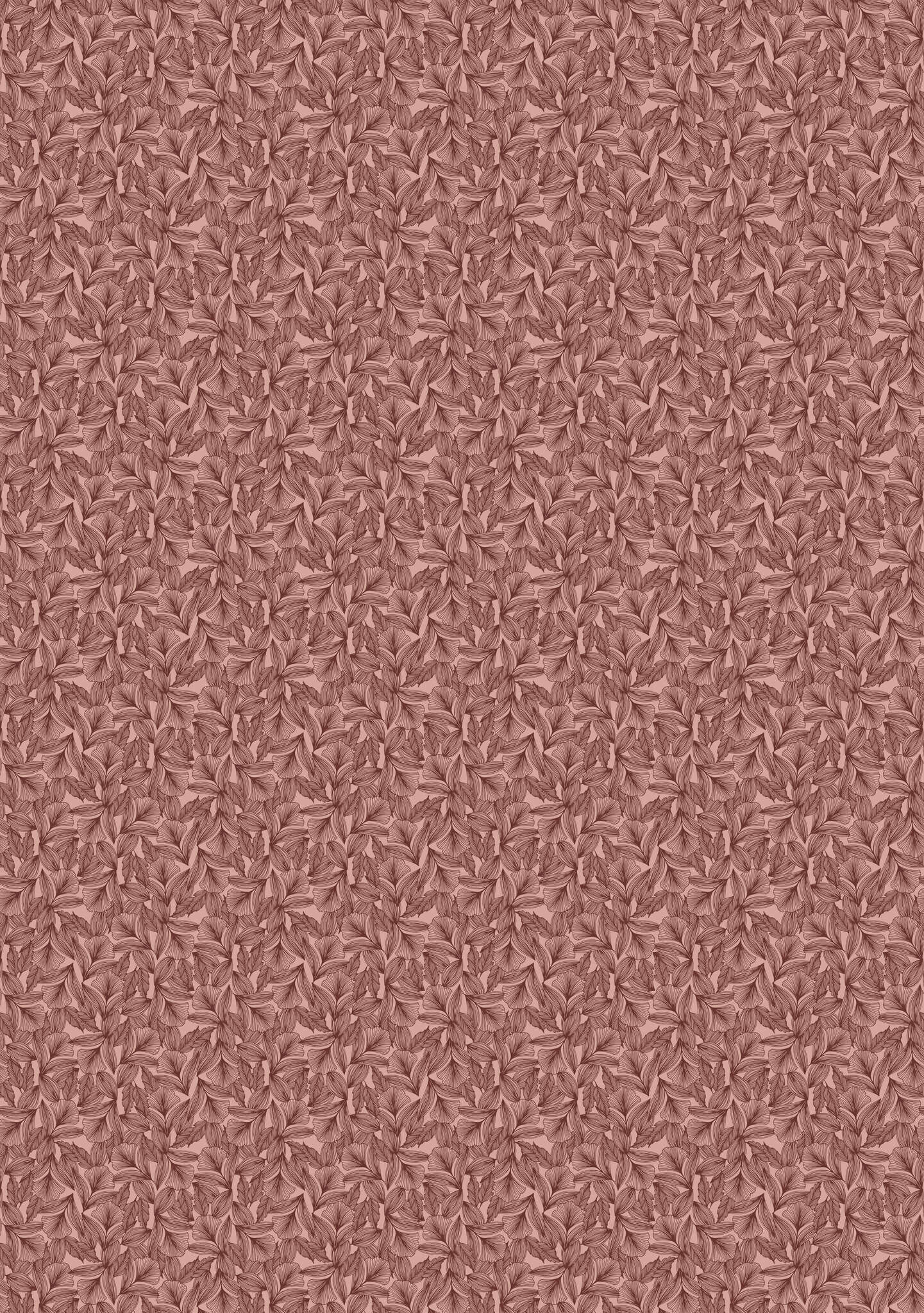 Non-woven wallpaper Flora in Pink | Roomblush - RB197