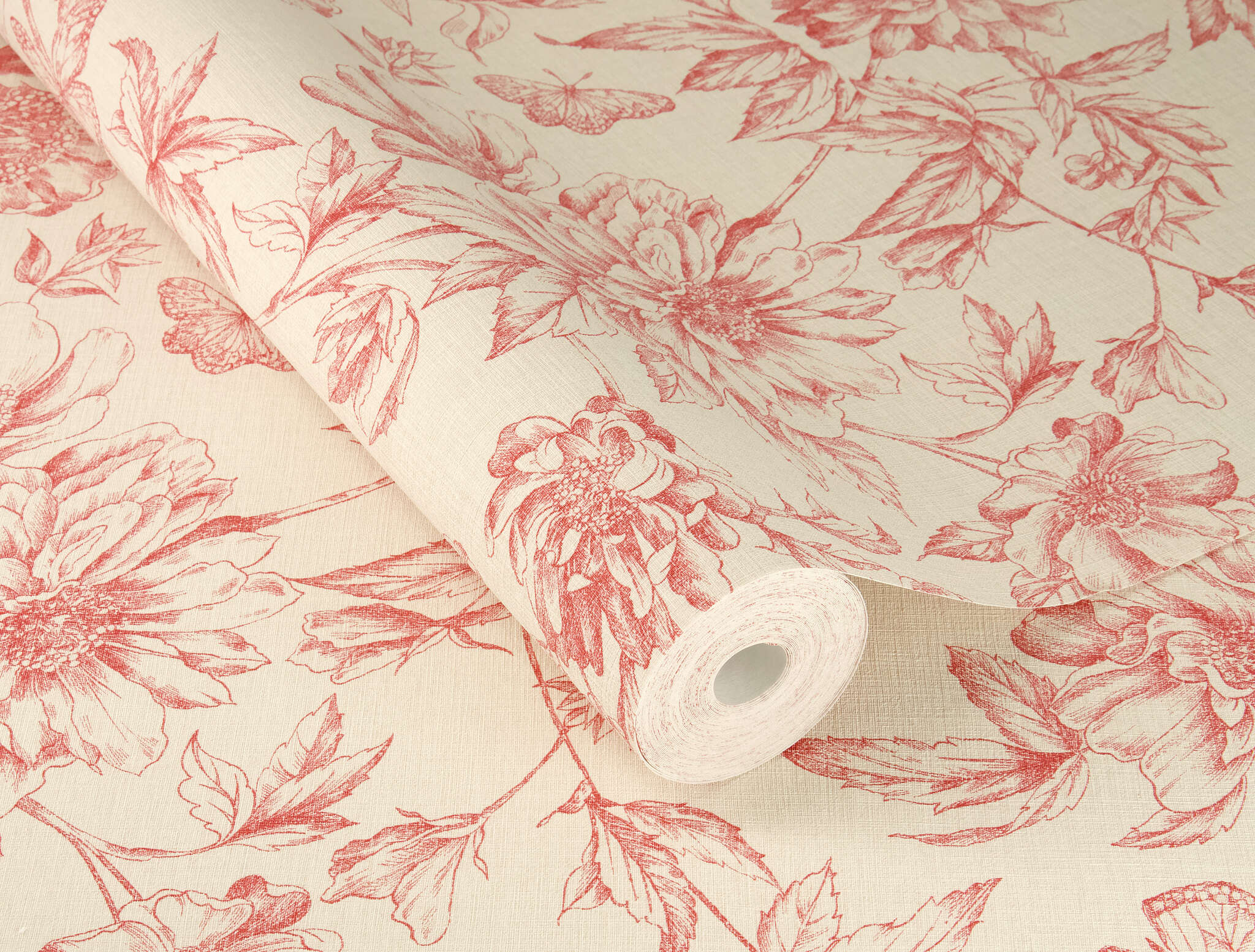 10-793949 Detailaufnahmen 1 Vliestapete in Rot Selection Vinyl/Vlies 793949