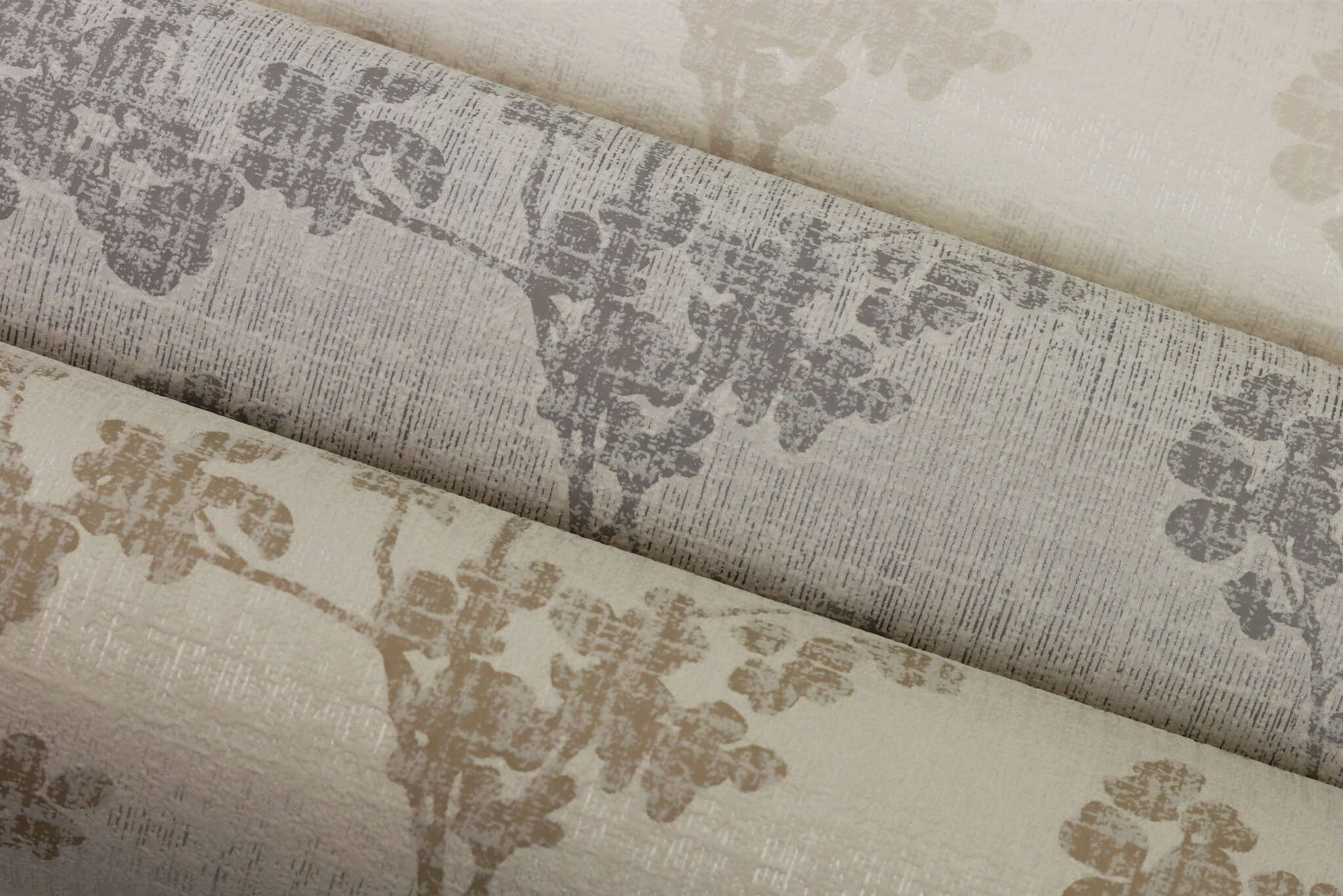 10-653847 Detailaufnahmen 2 Papier peint intissé végétal beige-gris Welcome Home 653847