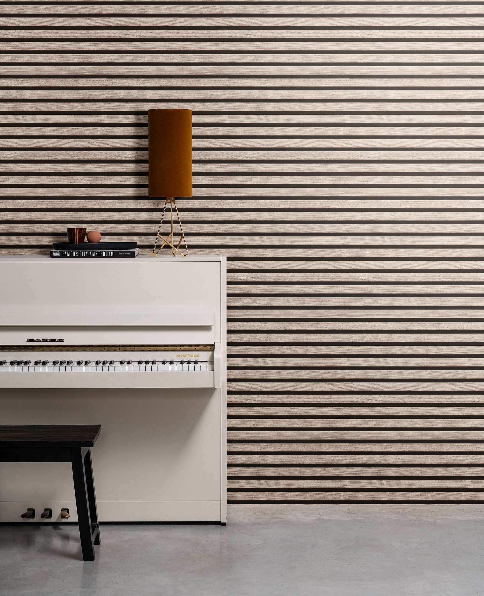 10-499315 Raumbilder 1 Room with Wallpaper with acoustic panels