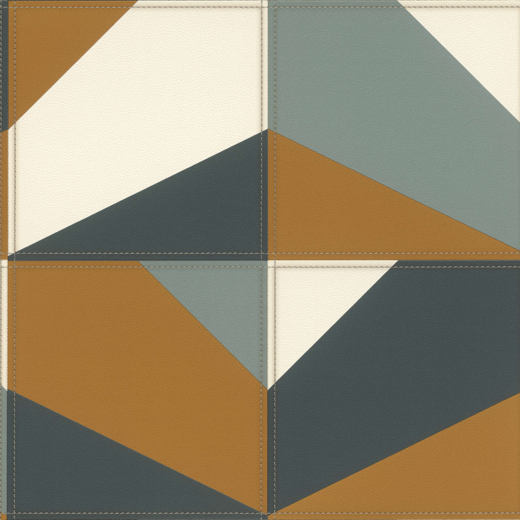 10-419252 Artikelscan 1 Leather-look non-woven wallpaper in brown-cognac Selection 419252