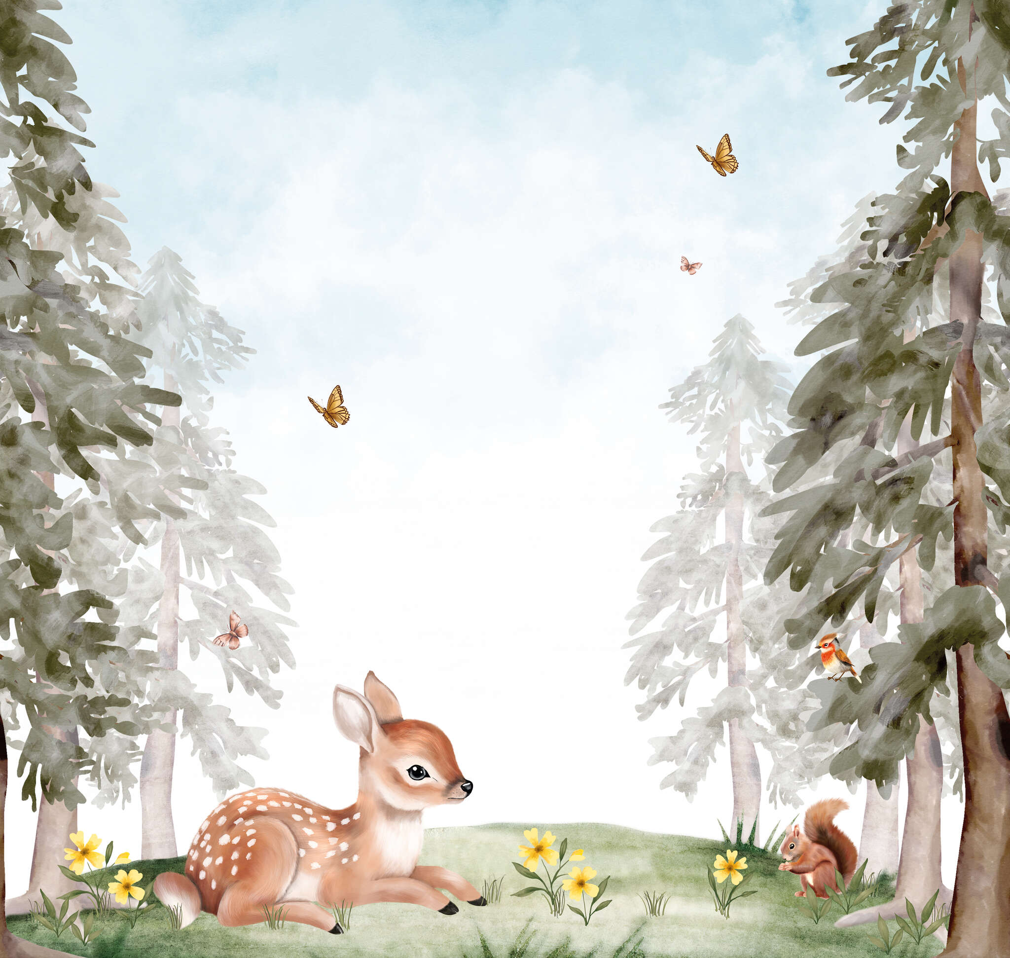 10-300378 Artikelscan 1 Wall mural Bambi in Brown | Roomblush - RB453