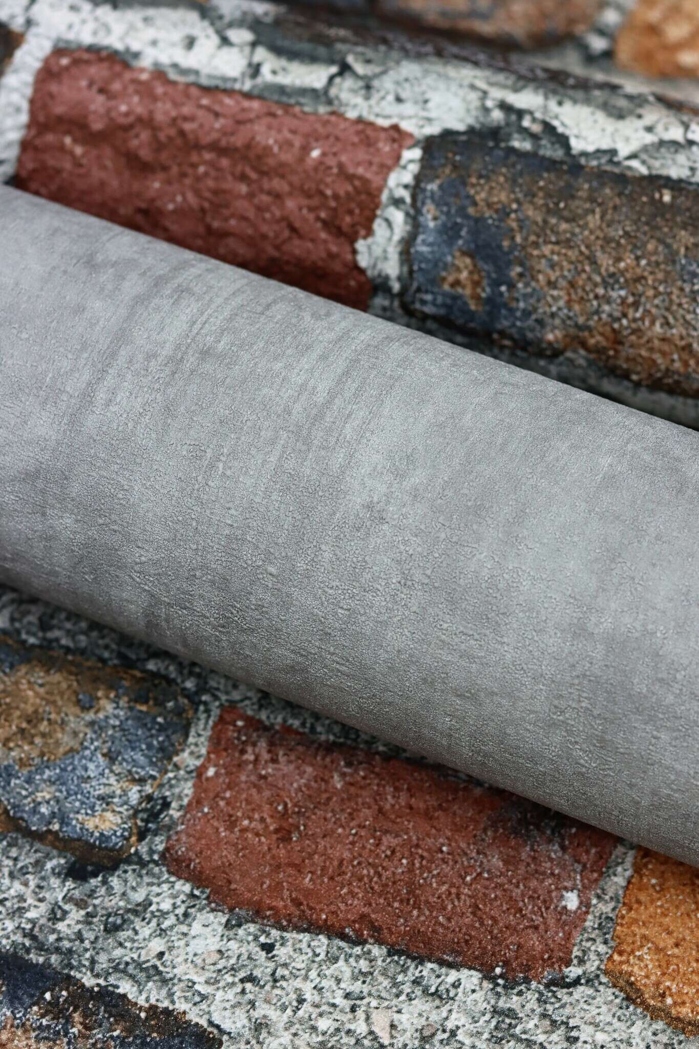 10-968736 Detailaufnahmen 16 Metal look non-woven wallpaper in gray stone gray Wall Textures XL Vol. 3 968736
