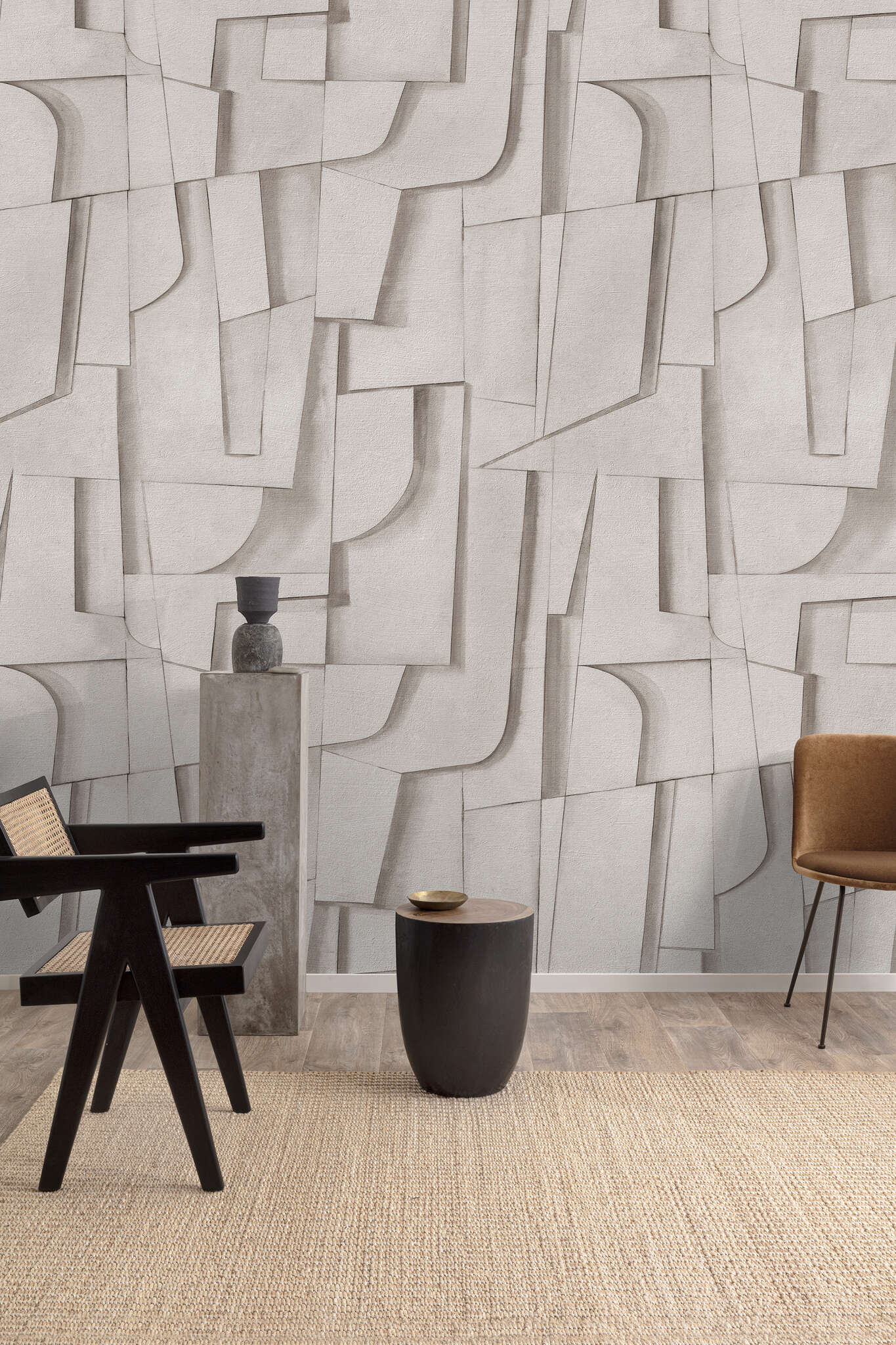 10-300358 Raumsituationen 1 Wall mural Figura in Beige | Roomblush - RB471
