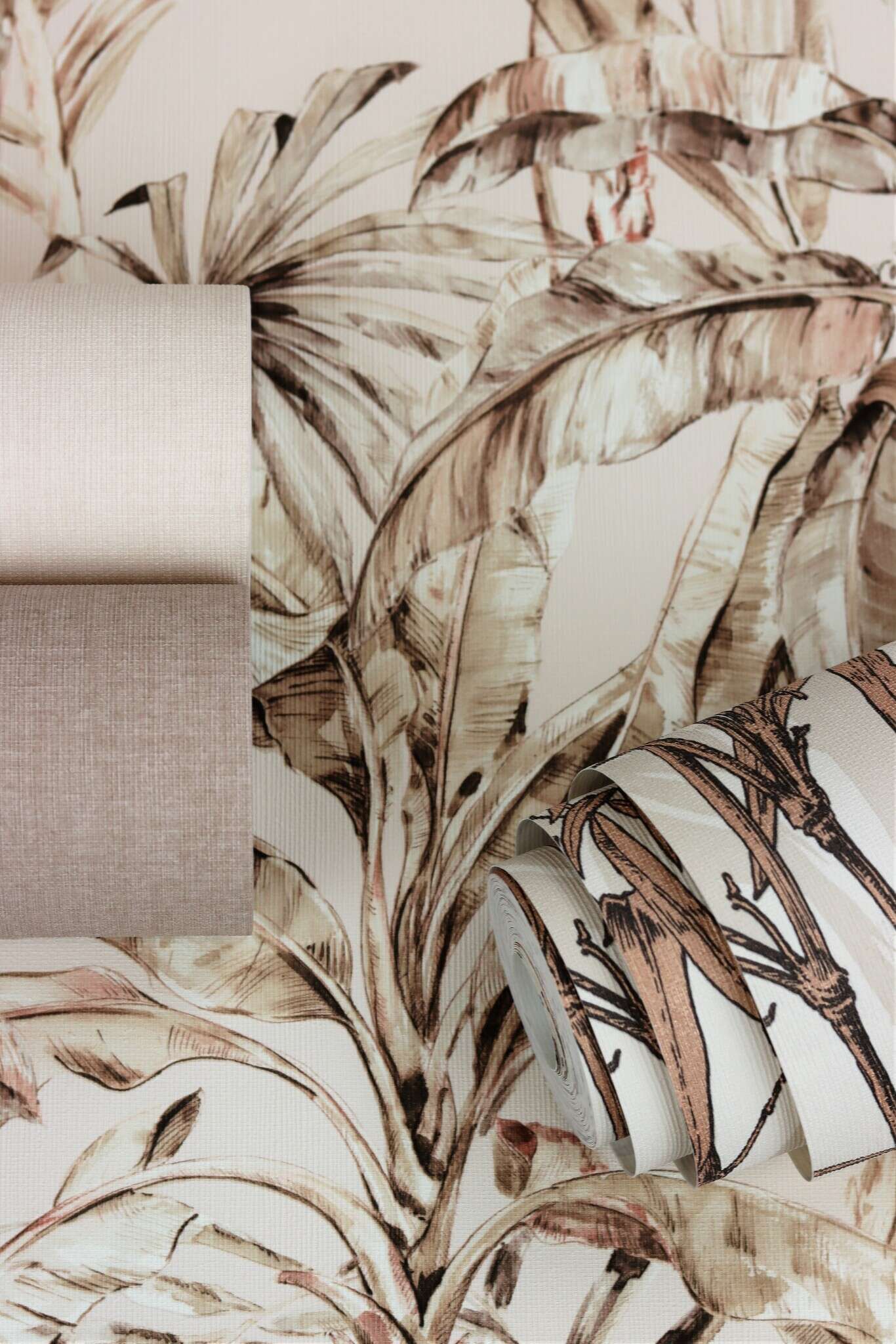 10-484878 Detailaufnahmen 7 Non-woven wallpaper in brown-Sepia Selection 484878