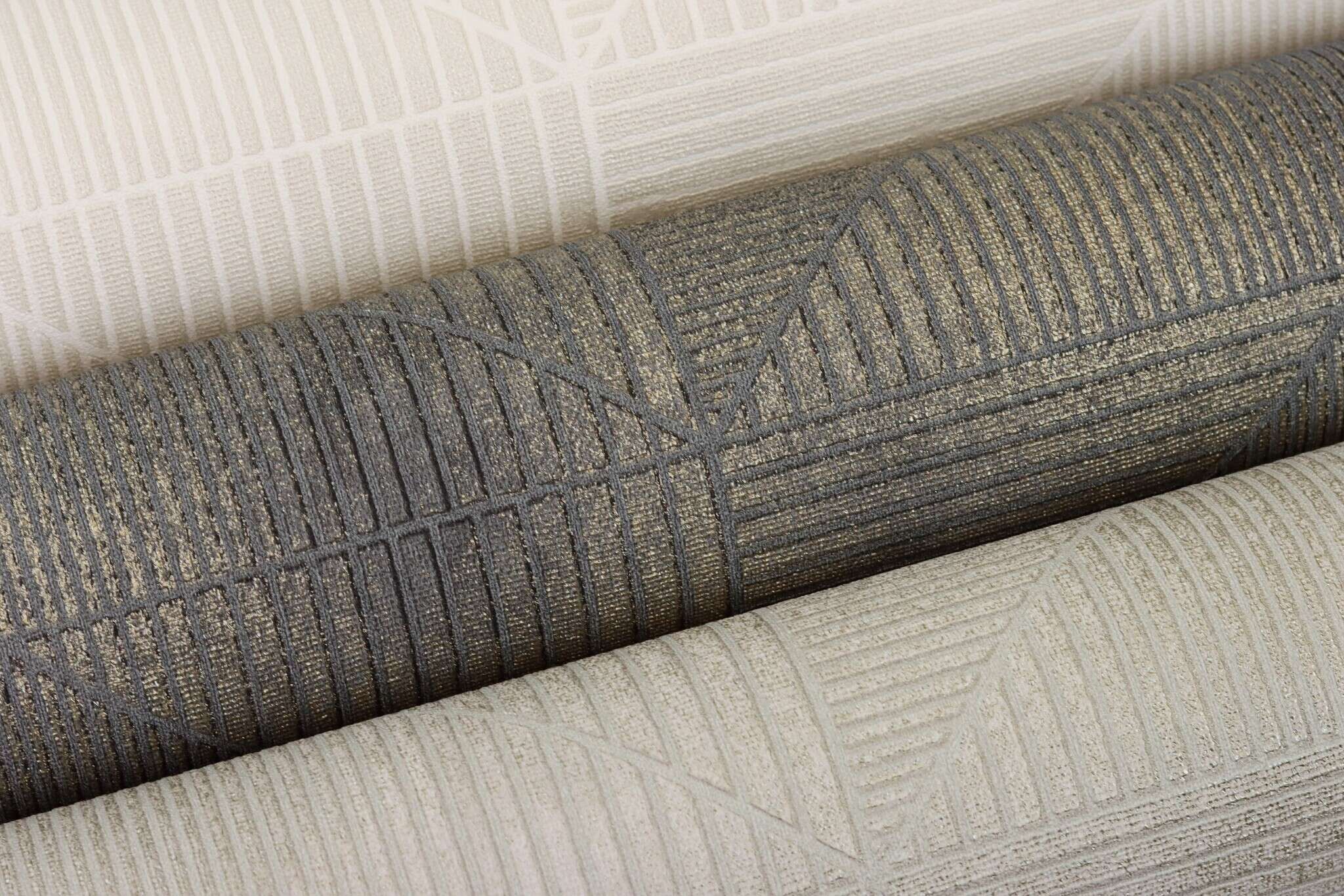 10-653946 Detailaufnahmen 3 Textured non-woven wallpaper in gray-grey-blue Welcome Home 653946