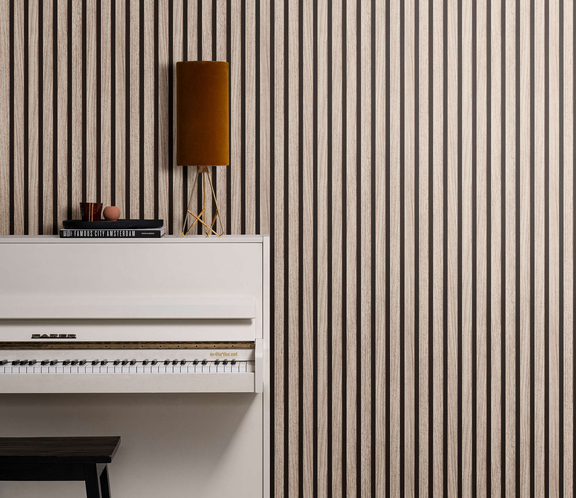10-499315 Raumbilder 2 Room with Wallpaper with acoustic panels