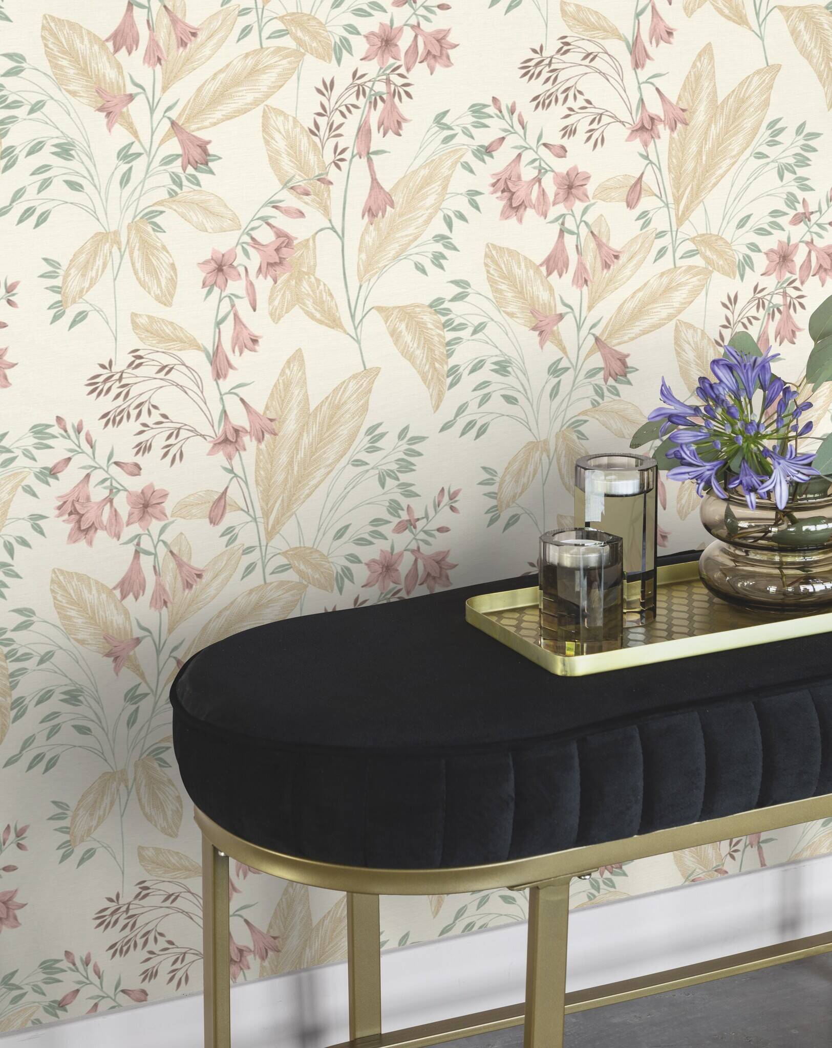 10-794434 Raumsituationen 2 Non-woven wallpaper in Pink Selection vinyl/non-woven 794434