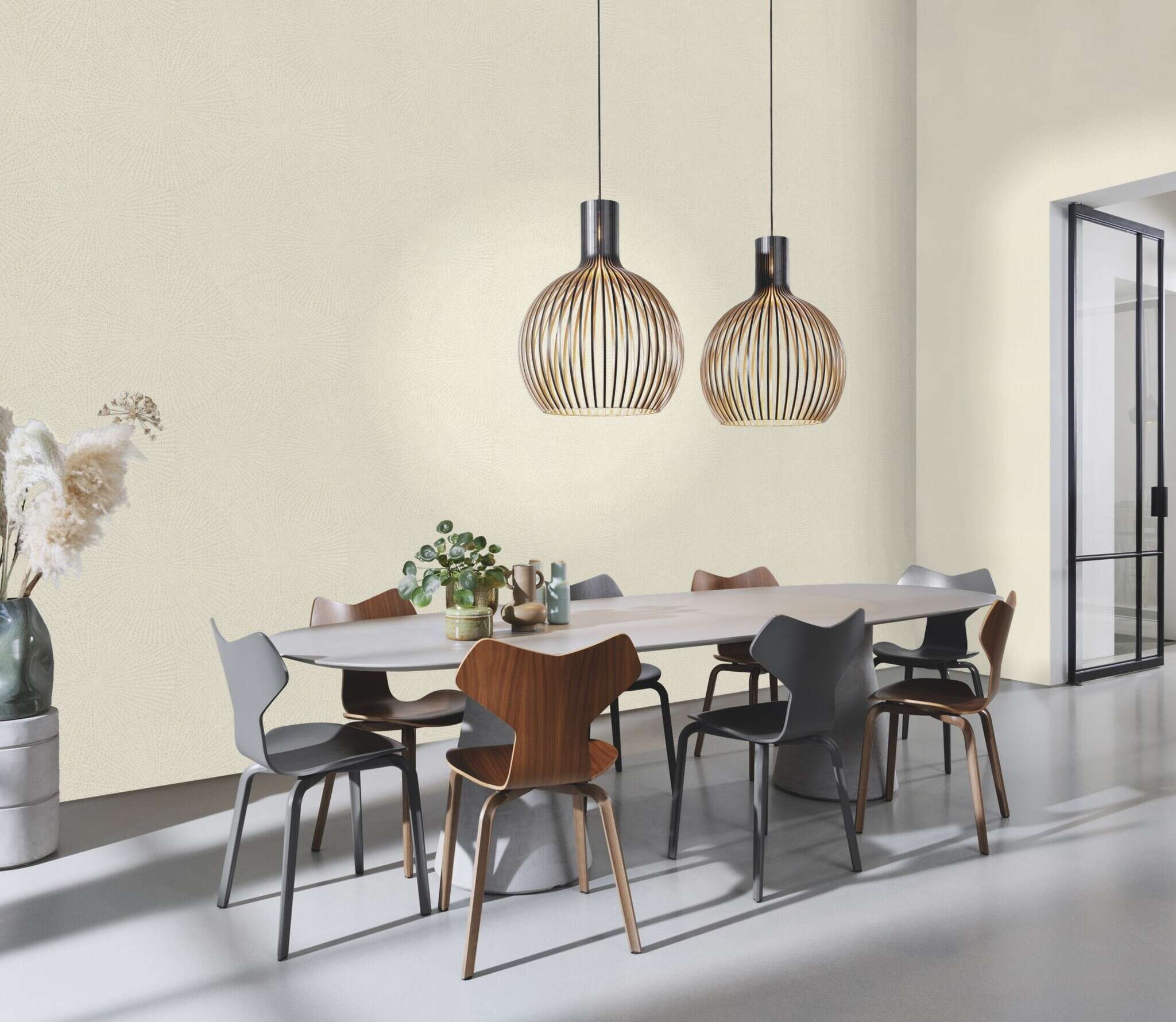 10-979367 Raumsituationen 3 Plain non-woven wallpaper in beige-light beige Wall Textures XL Vol. 3 979367