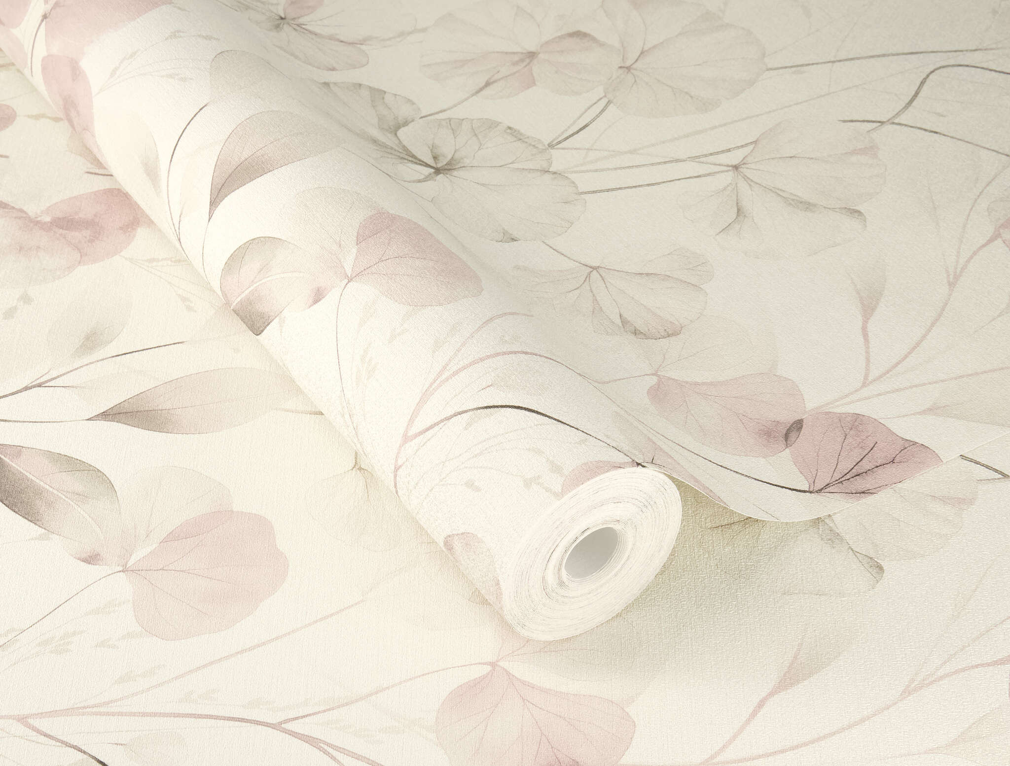 10-709056 Detailaufnahmen 1 Non-woven wallpaper in pink-sage Farmhouse 709056