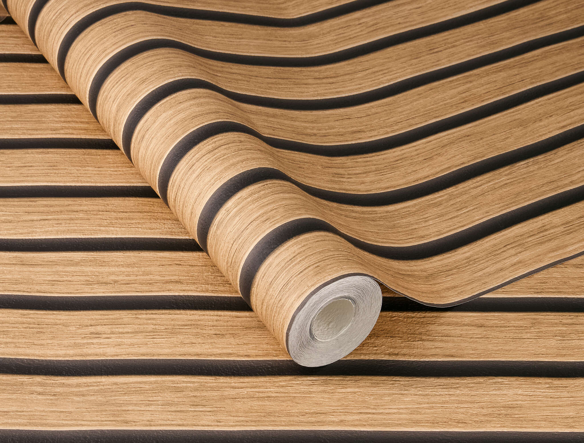 10-279498 Detailaufnahmen 1 Acoustic panels Paper wallpaper in brown Selection paper 279498