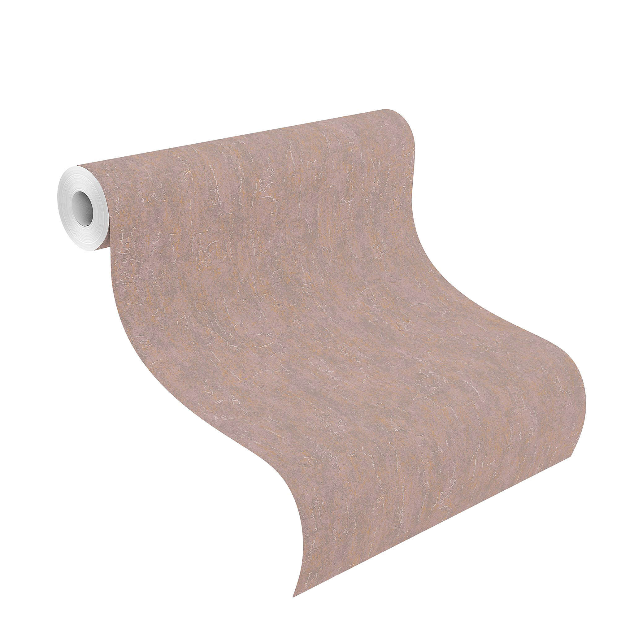 10-458046 Rolle abgerollt 1 Plaster non-woven wallpaper in red-burgundy Selection 458046