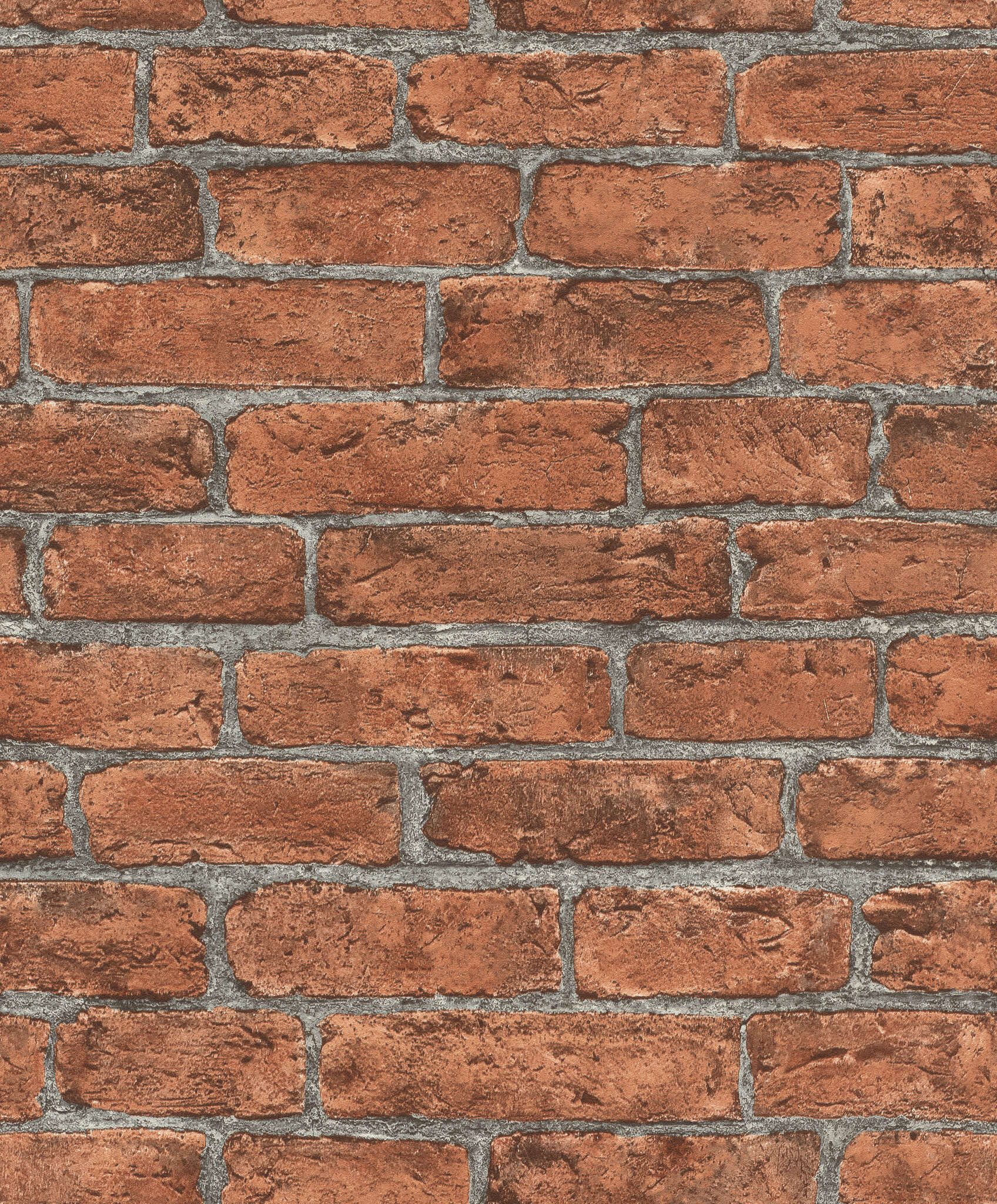 10-504811 Artikelscan 1 Non-woven wallpaper stone look in red 504811