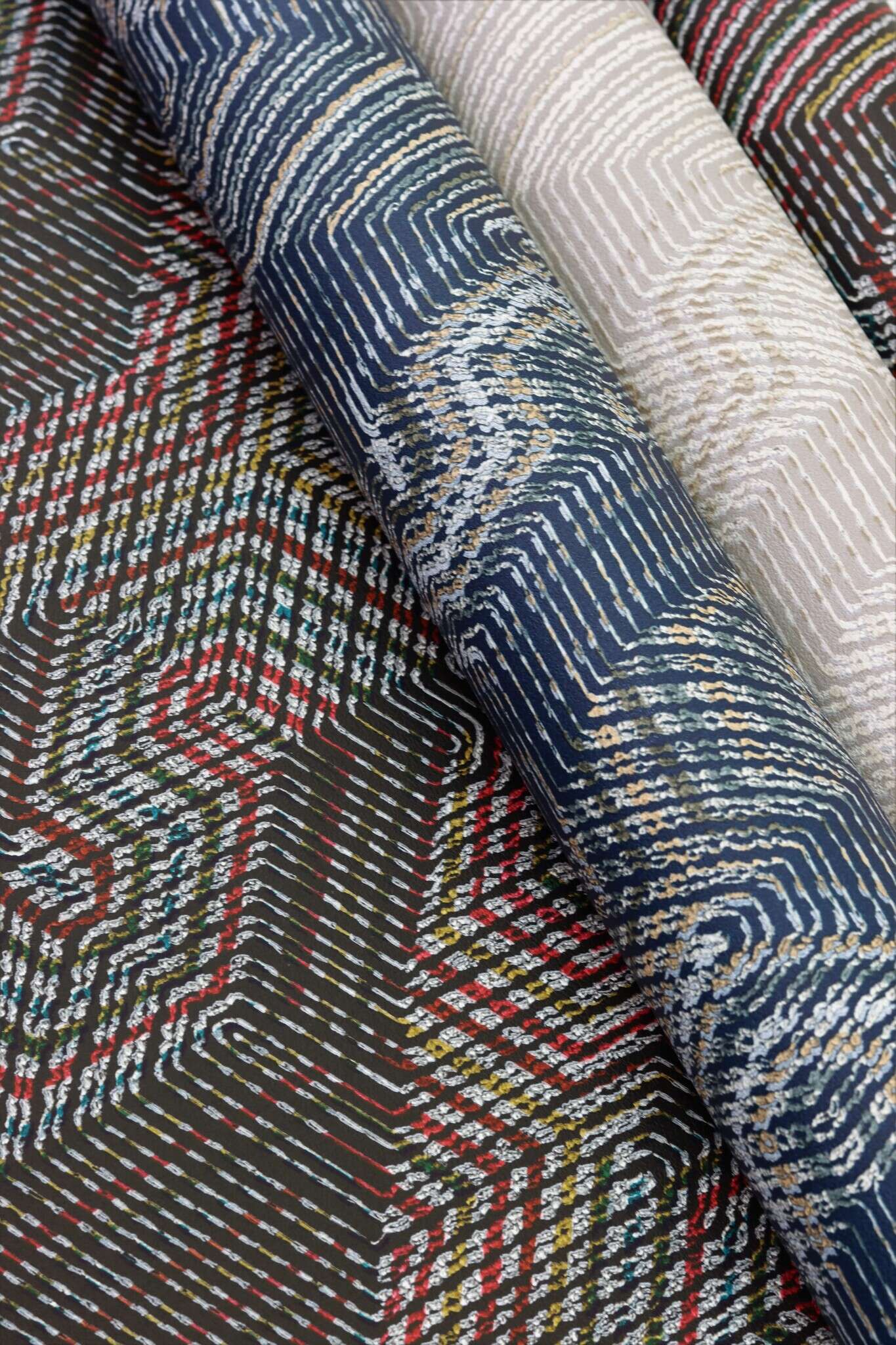 10-751932 Detailaufnahmen 8 Detailbild von Geometrisches Textilmuster im Ethno-Stil