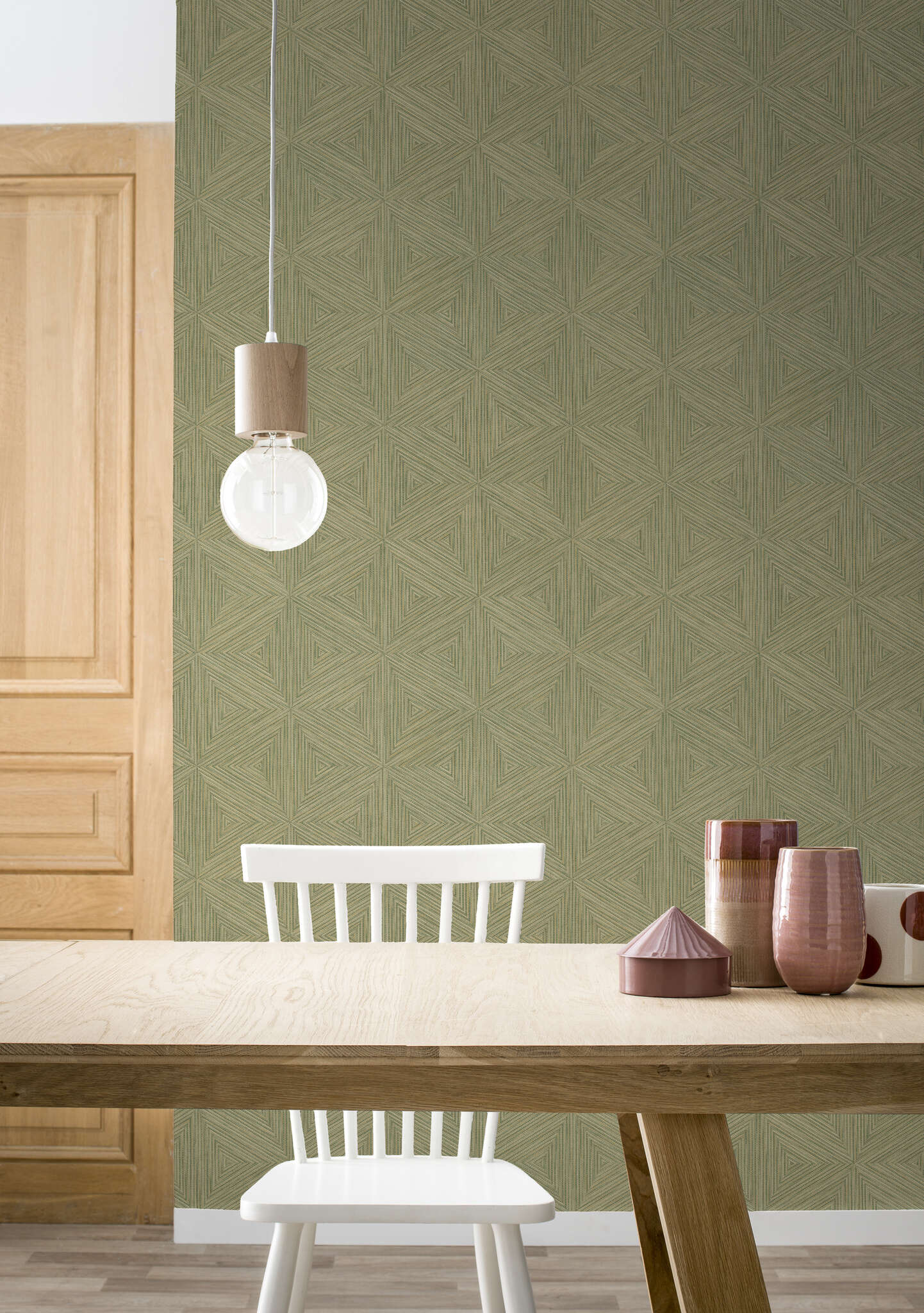 10-571288 Raumsituationen 2 Non-woven wallpaper in green Back To Nature 571288