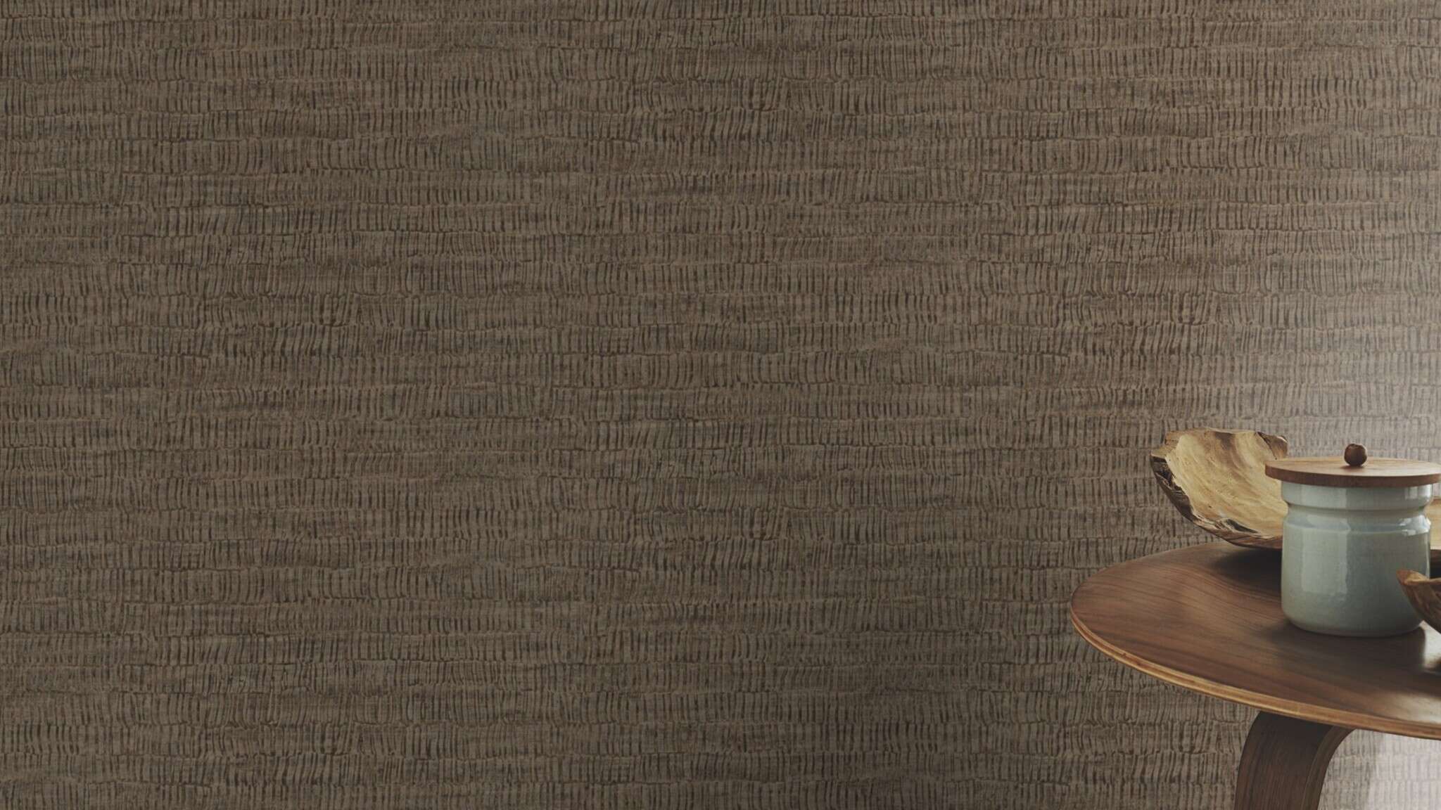 10-720631 Raumsituationen 2 Room with Wallpaper in a natural look with a fine vertical texture