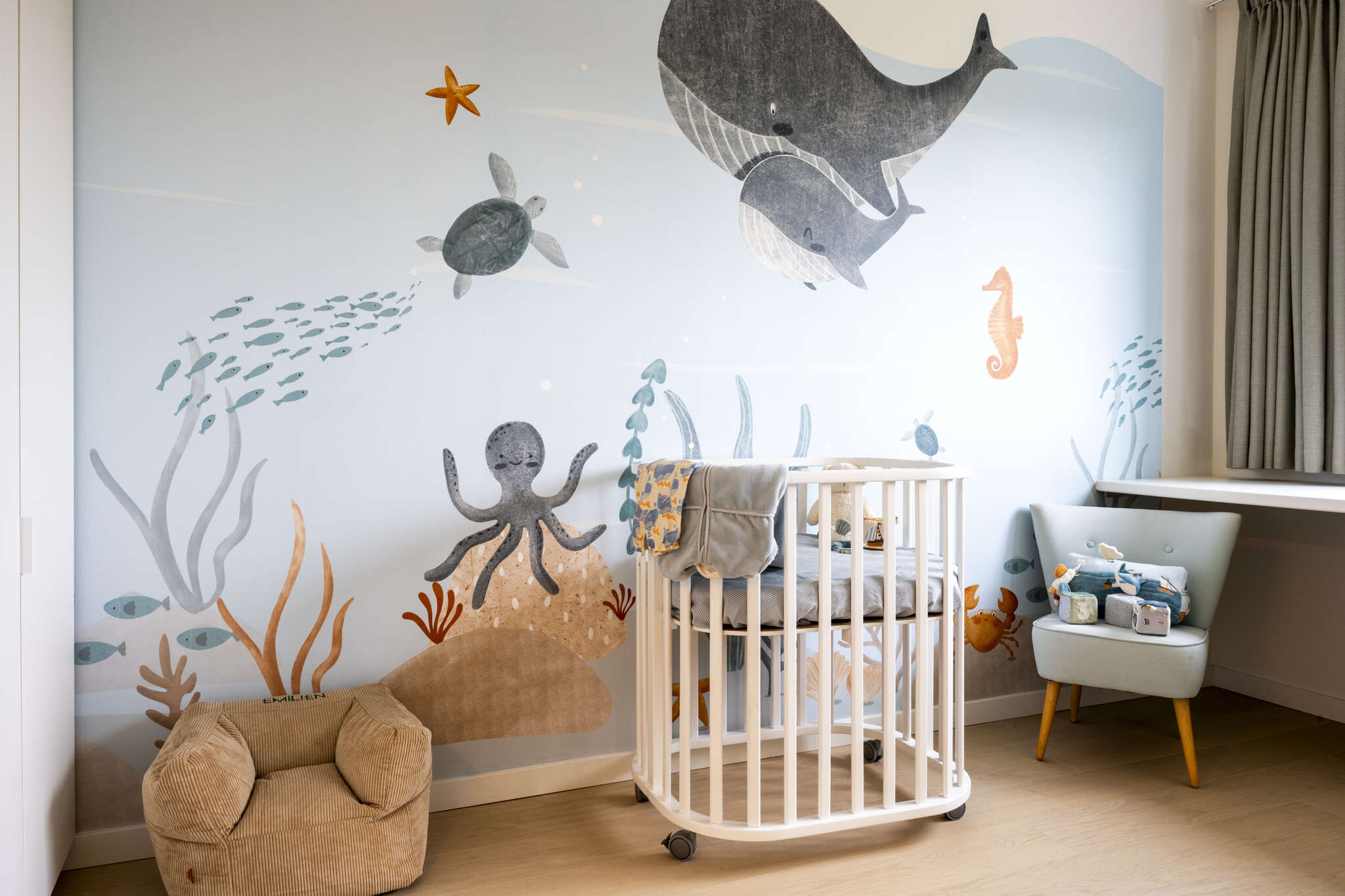 10-300377 Raumbilder 2 Wall mural Underwater in Blue | Roomblush - RB454