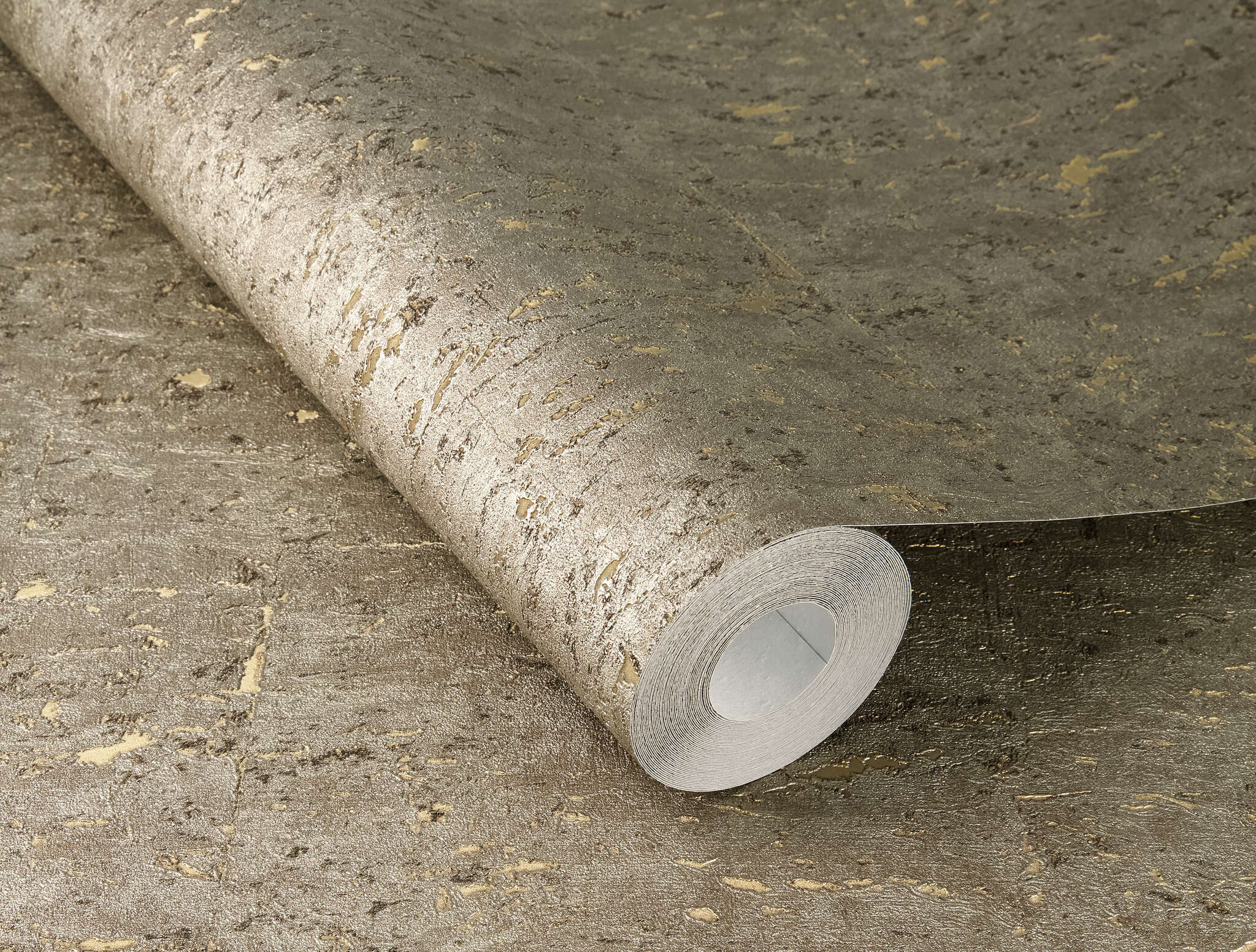 10-538342 Detailaufnahmen 1 Detailed image of Wallpaper with vintage cork look