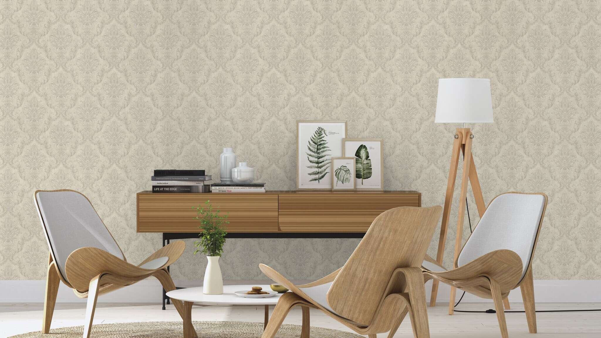 10-941258 Raumsituationen 2 Papier peint intissé gris-turquoise Golden Hour 941258