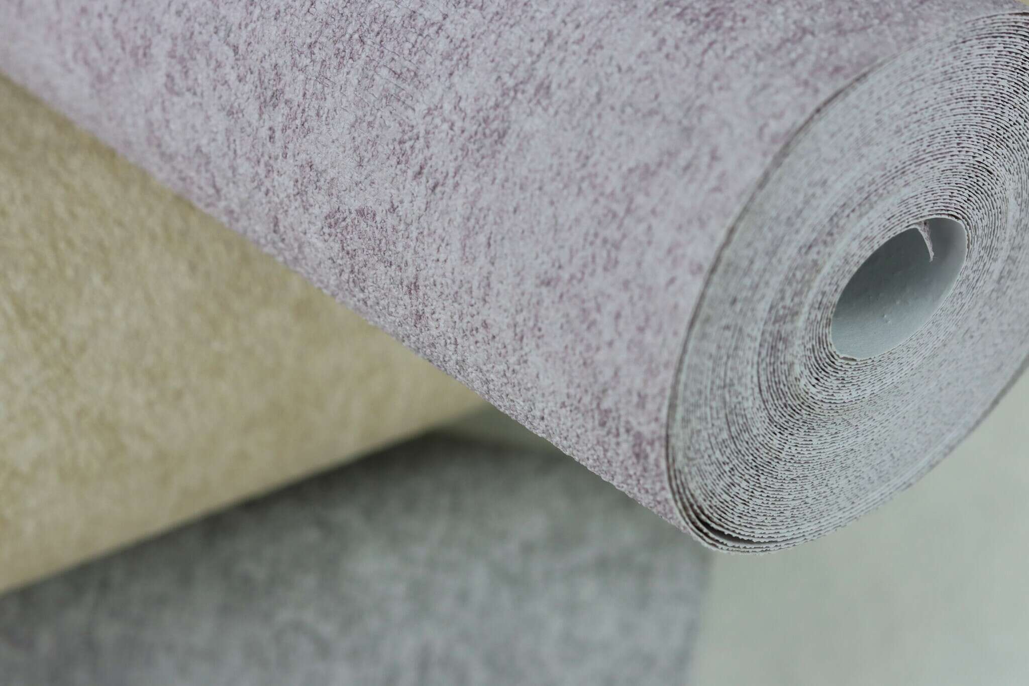 10-617191 Detailaufnahmen 12 Detailed image of Single-colour wallpaper with a rough plaster look