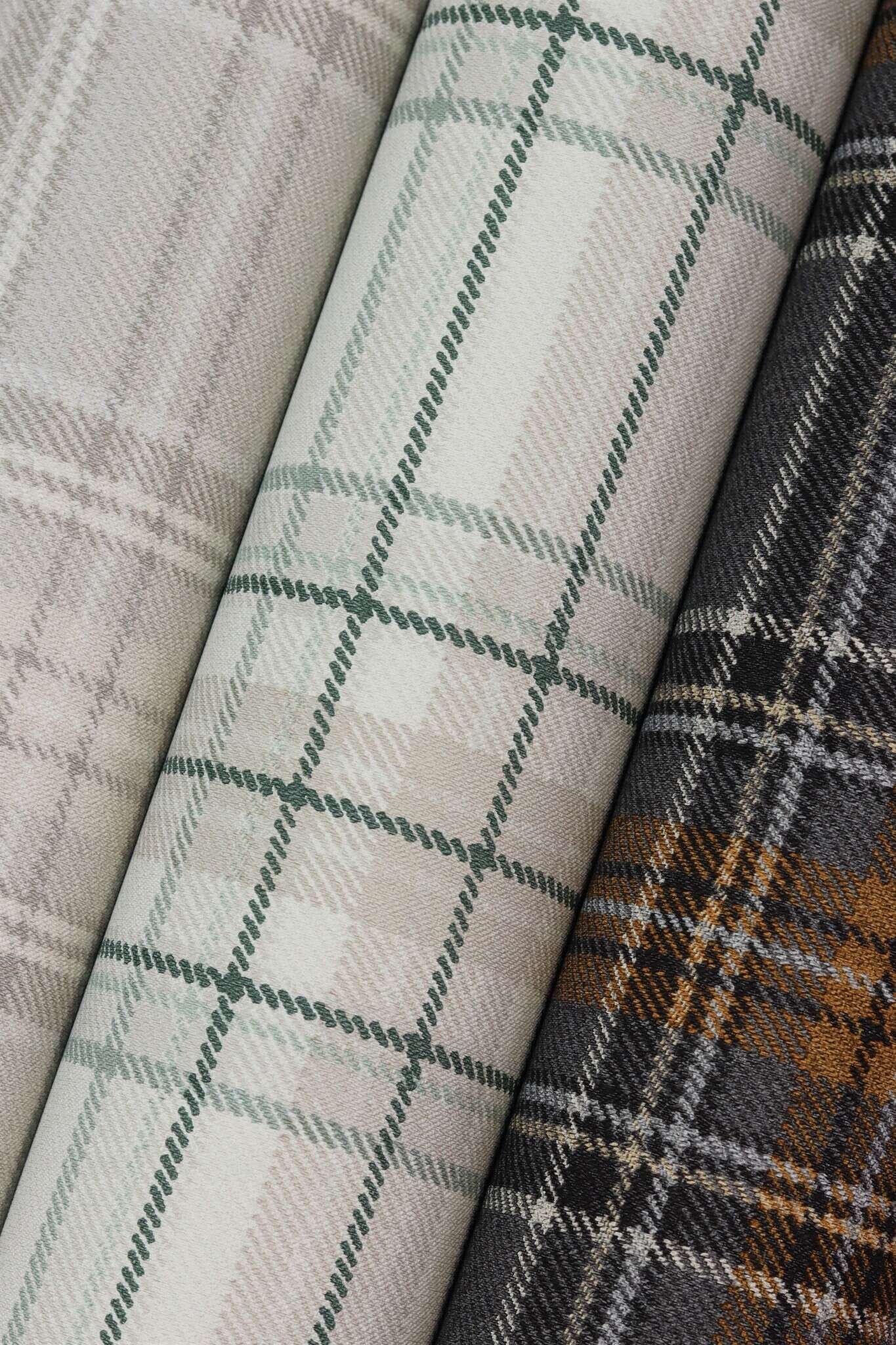 10-537444 Detailaufnahmen 12 Image détaillée de Papier peint à motif tartan