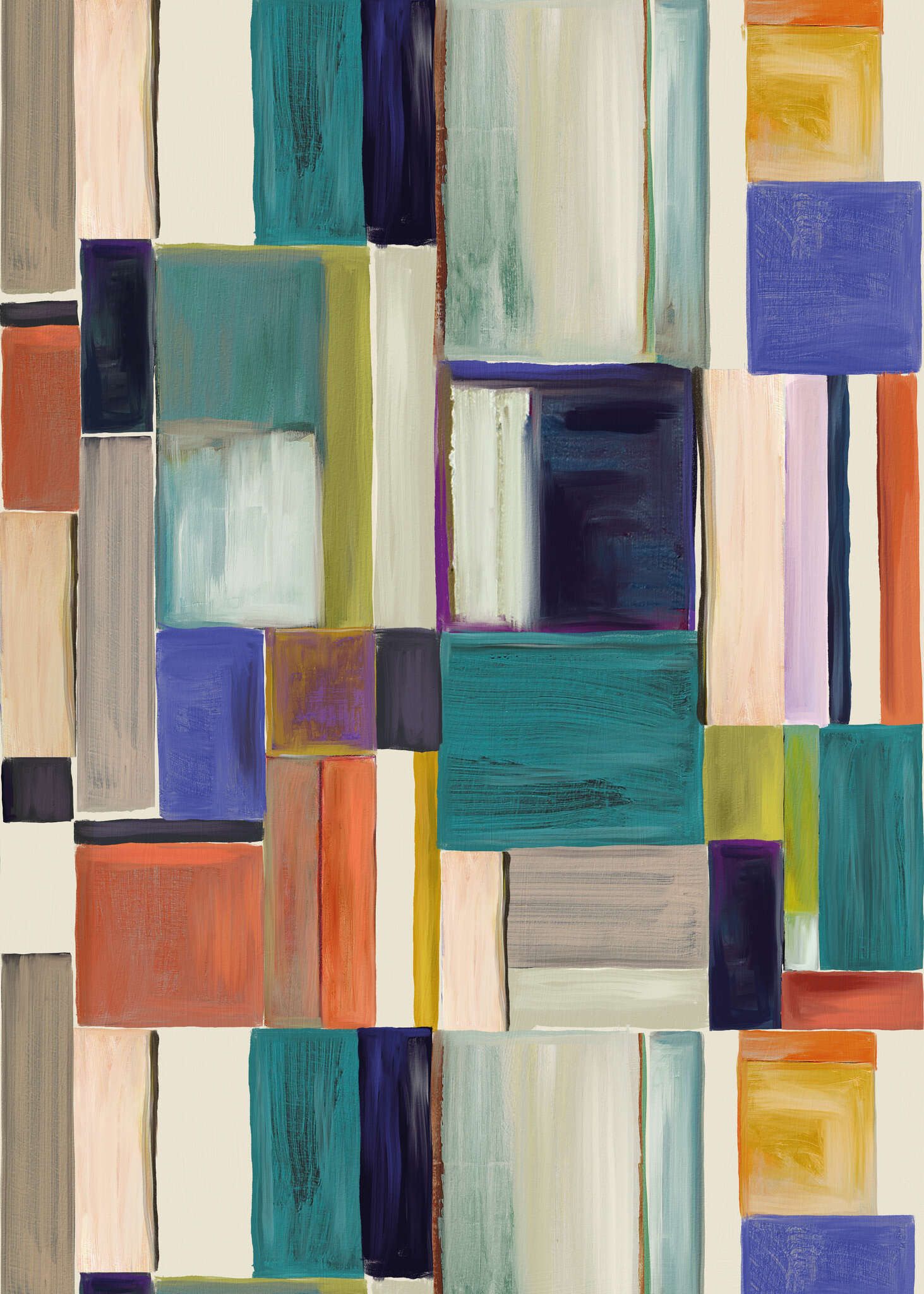 10-300171 Artikelscan 1 Wall mural Color Blocks in Green | Roomblush - RB474