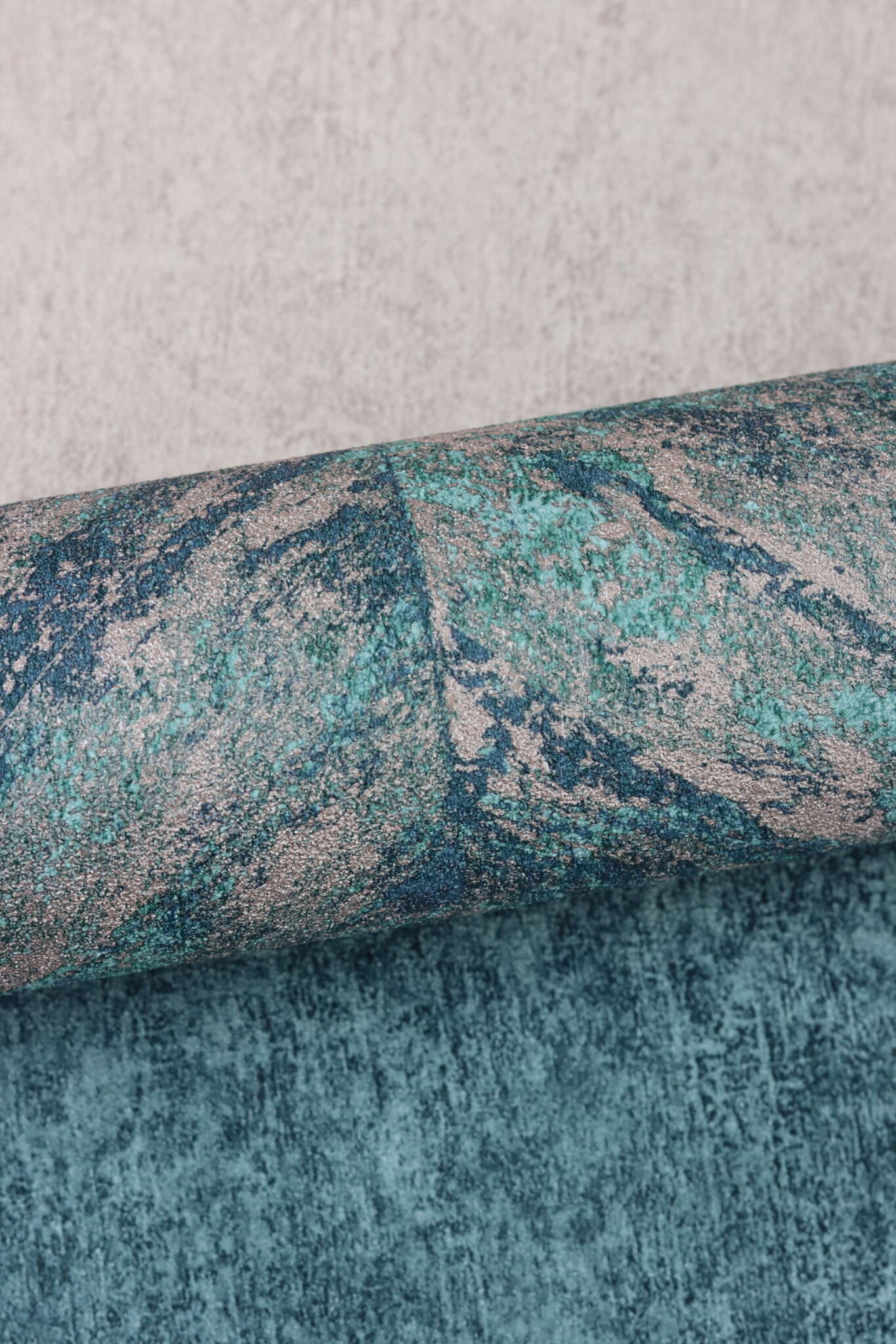 10-617122 Detailaufnahmen 12 Detailed image of Single-colour wallpaper with a rough plaster look
