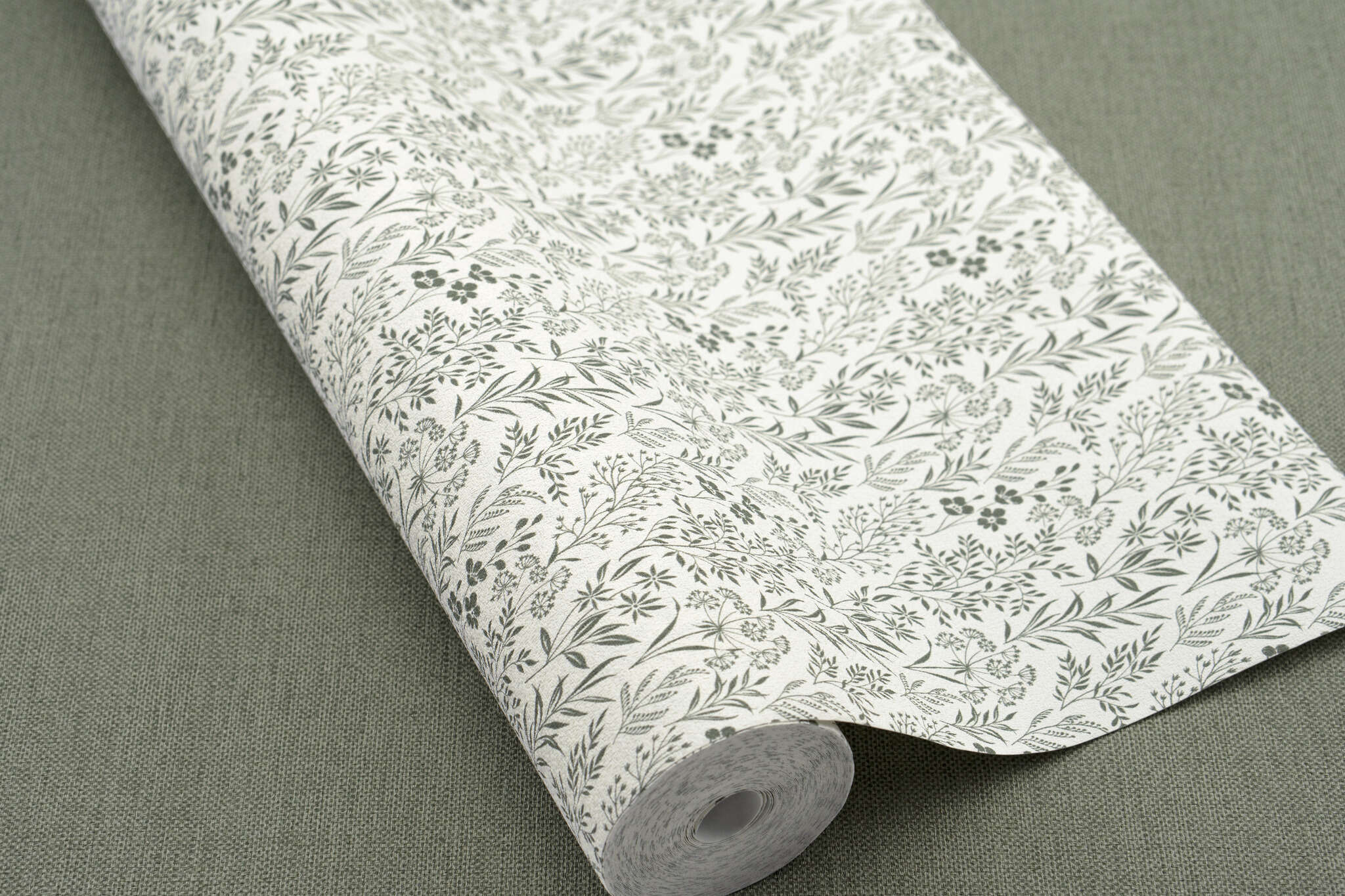 10-709353 Detailaufnahmen 4 Papier peint intissé vert crème clair Farmhouse 709353