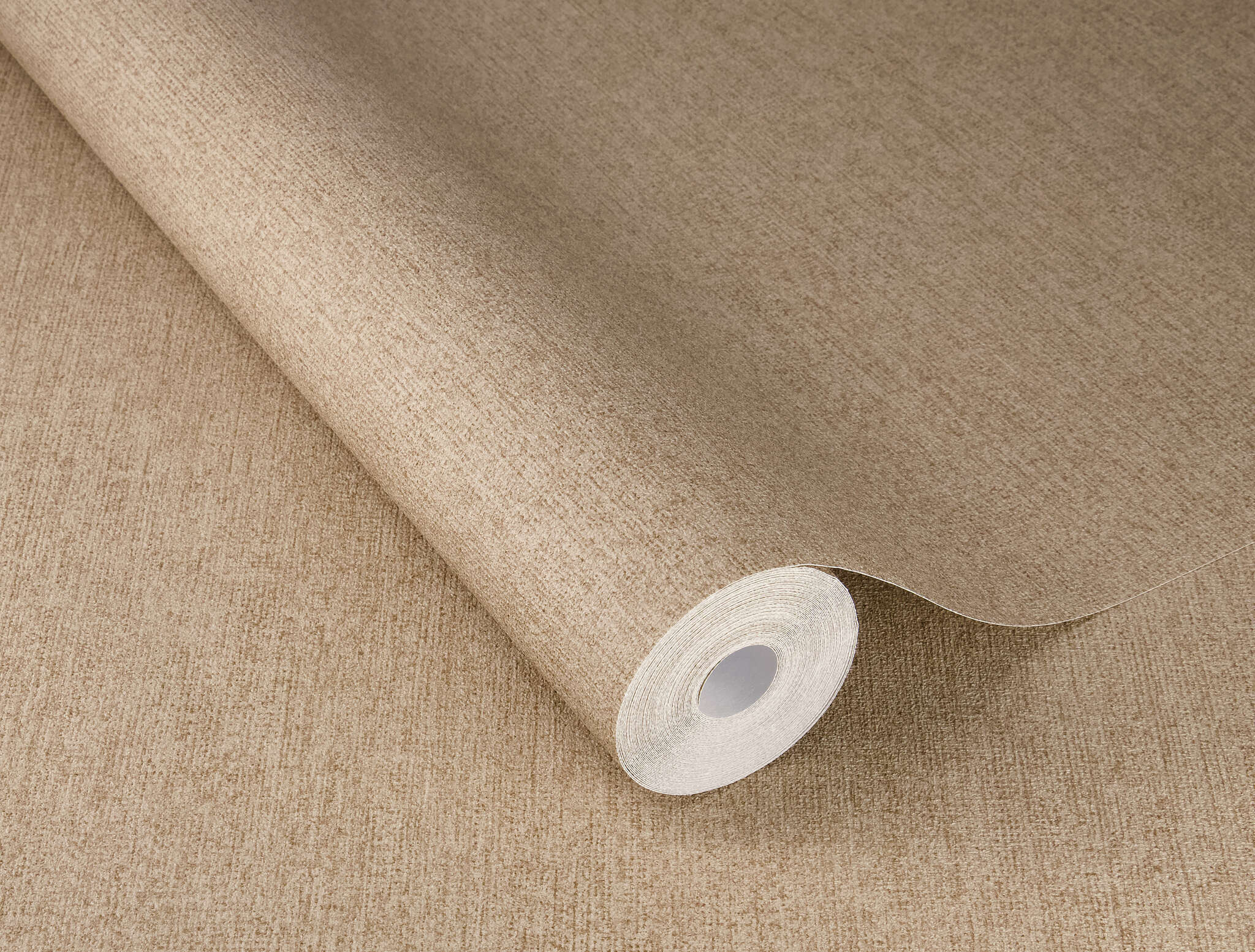 10-600339 Detailaufnahmen 2 Detailed image of Single-colour wallpaper with a woven look
