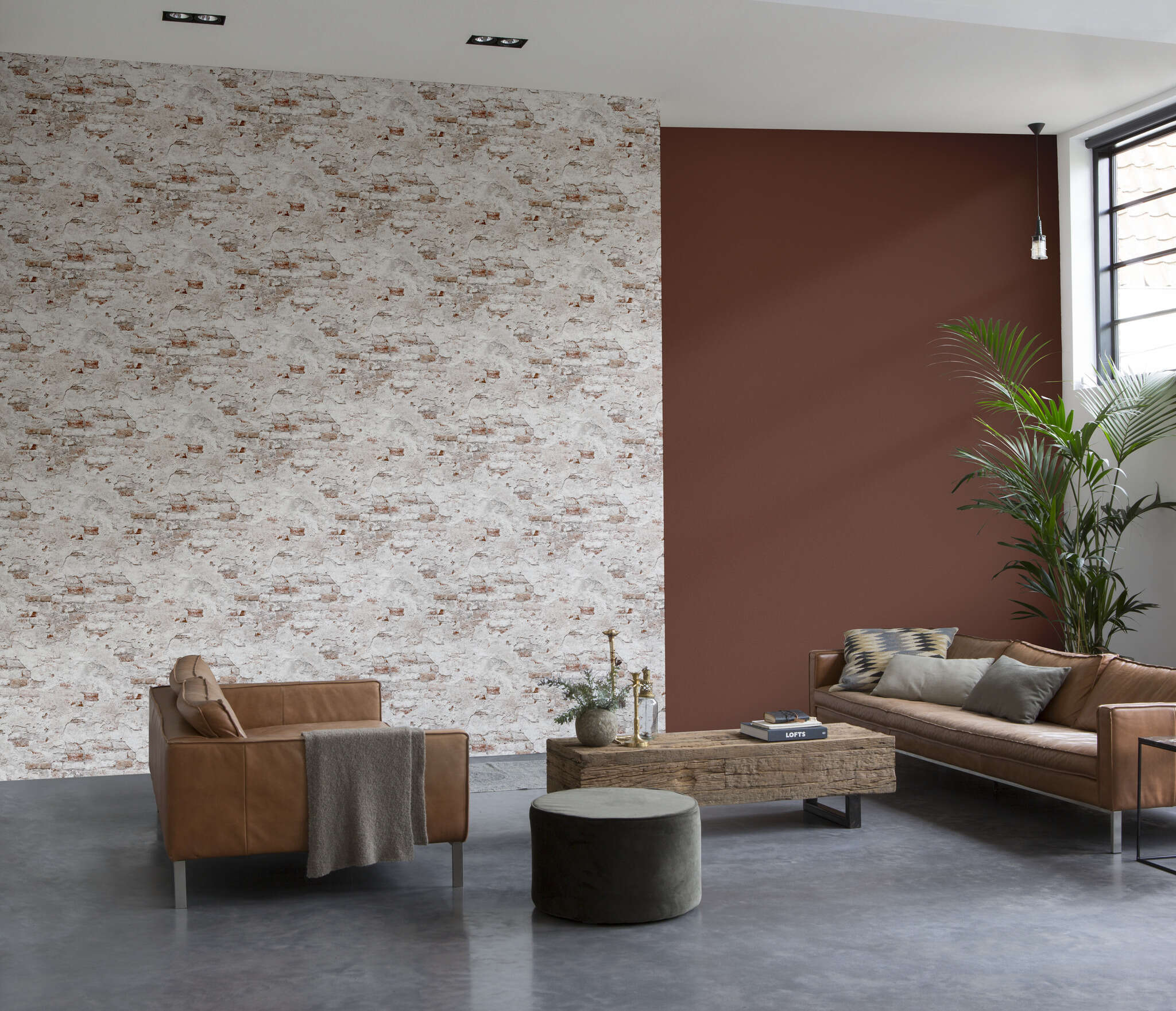 10-939309 Raumbilder 1 Mauer Vliestapete in Beige Selection Vinyl/Vlies 939309