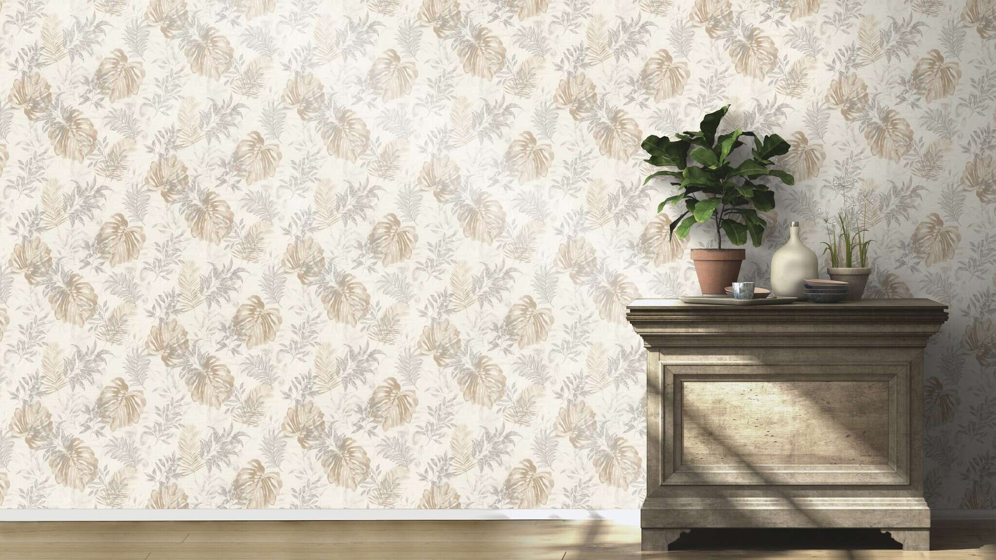 10-320619 Raumsituationen 2 Non-woven wallpaper in gray Selection Relief/non-woven 320619