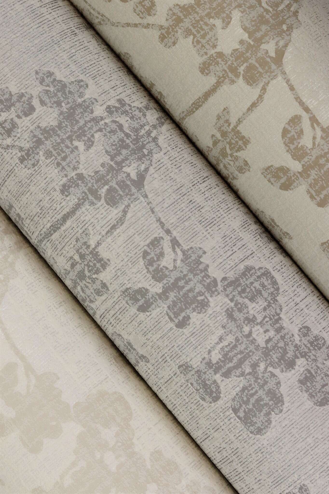 10-653847 Detailaufnahmen 3 Papier peint intissé végétal beige-gris Welcome Home 653847