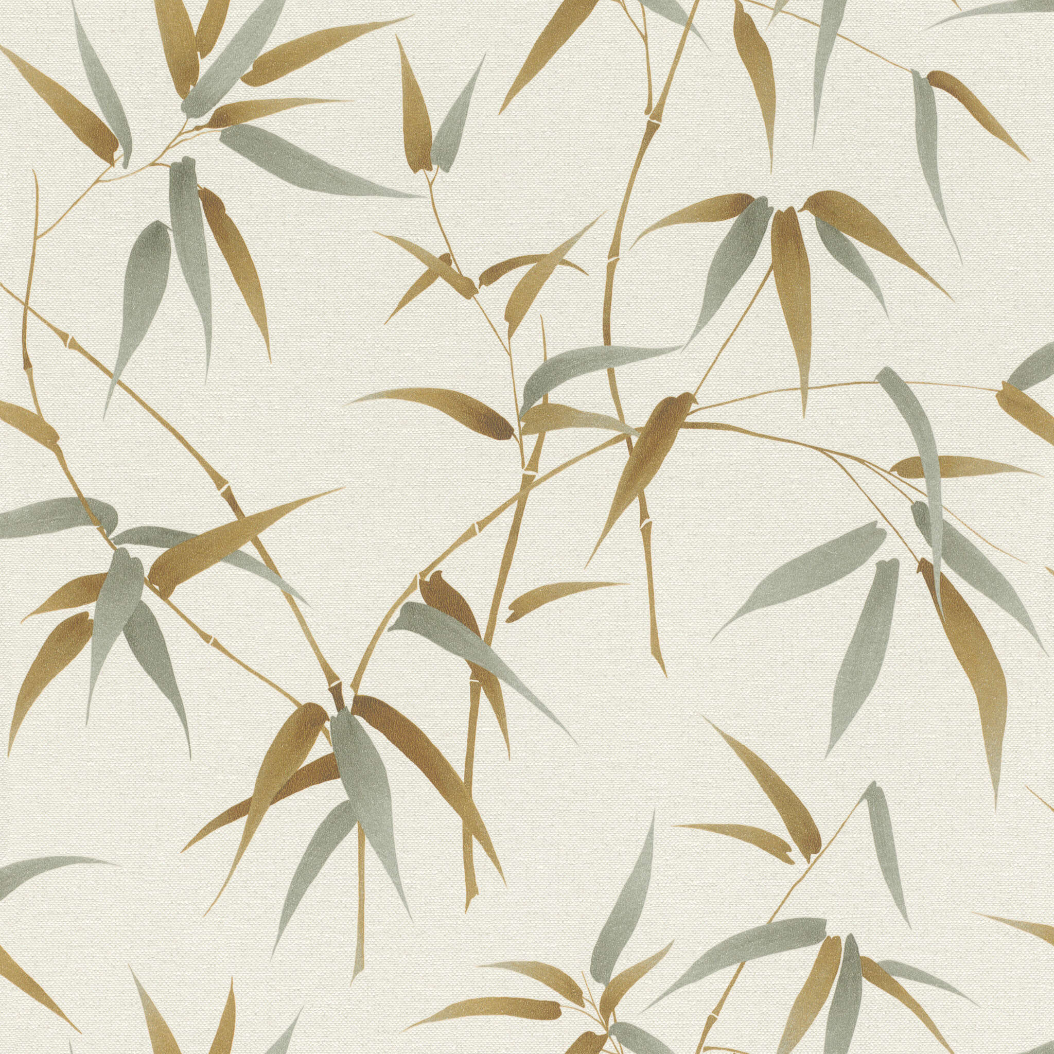 10-413168 Artikelscan 1 Bambus Vliestapete in Gold In Bloom - Bamboo 413168