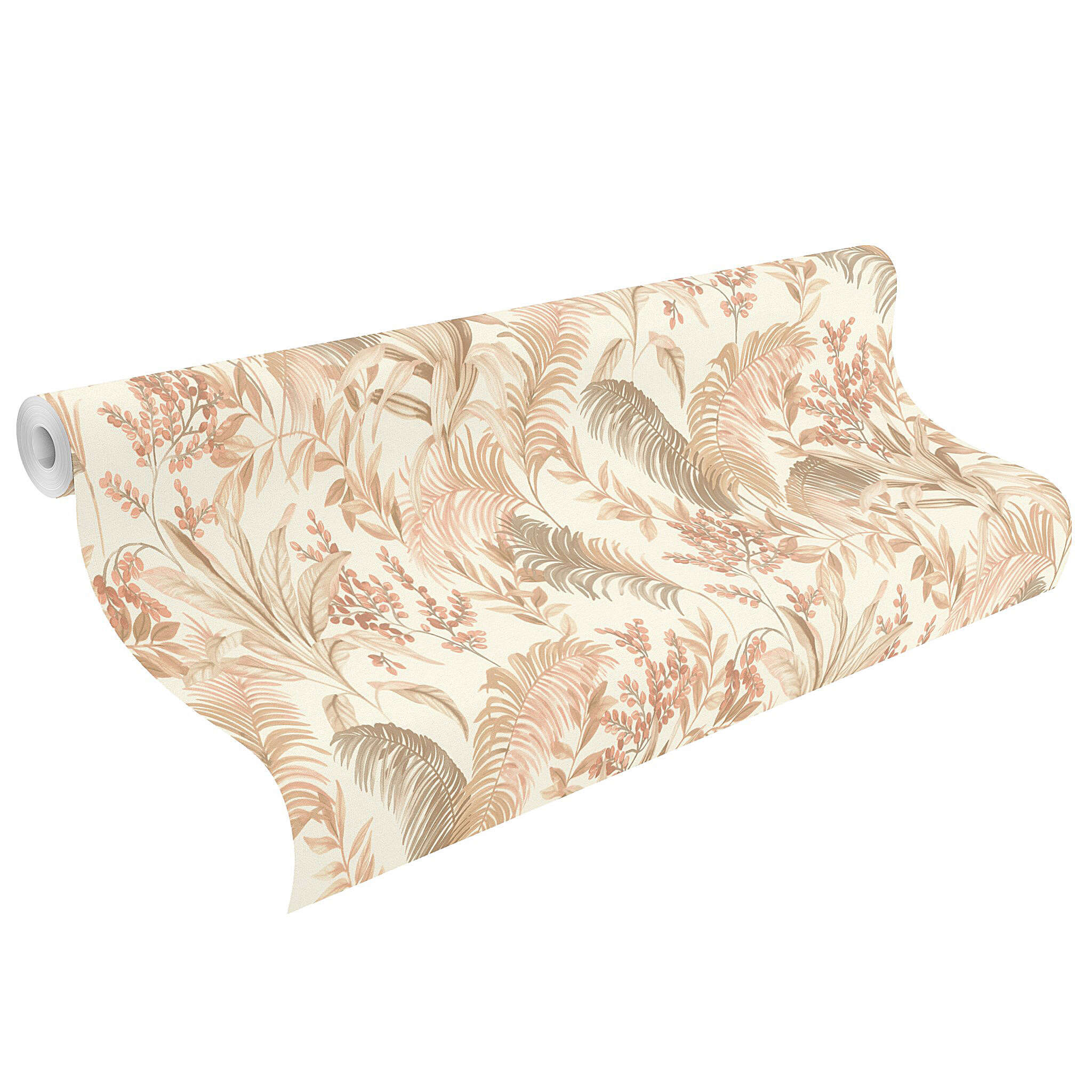 10-820324 Rolle abgerollt 1 Palmen Vliestapete in Beige Florentine XL2 820324