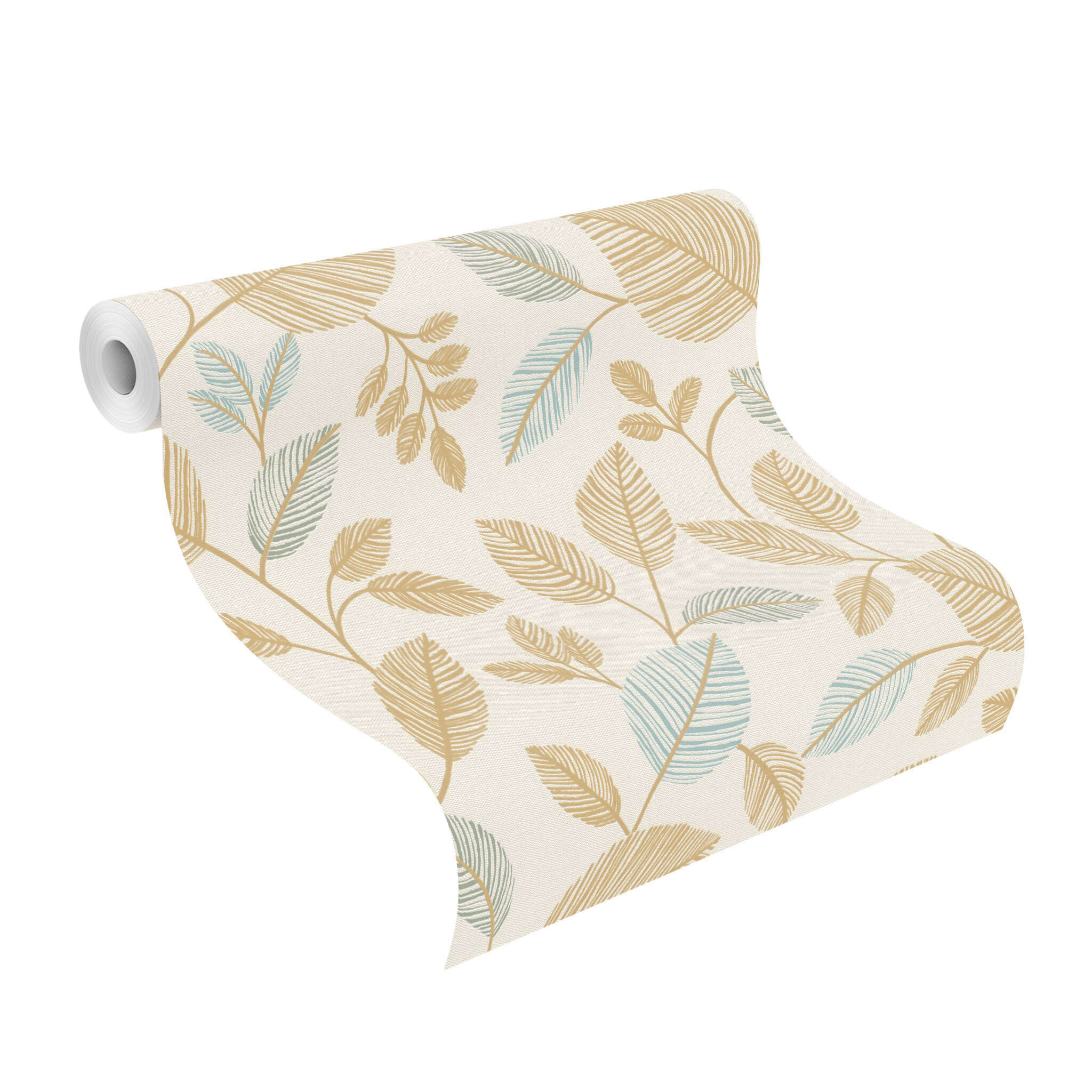 10-582710 Rolle abgerollt 1 Non-woven wallpaper in brown-taupe Selection Relief/non-woven 582710