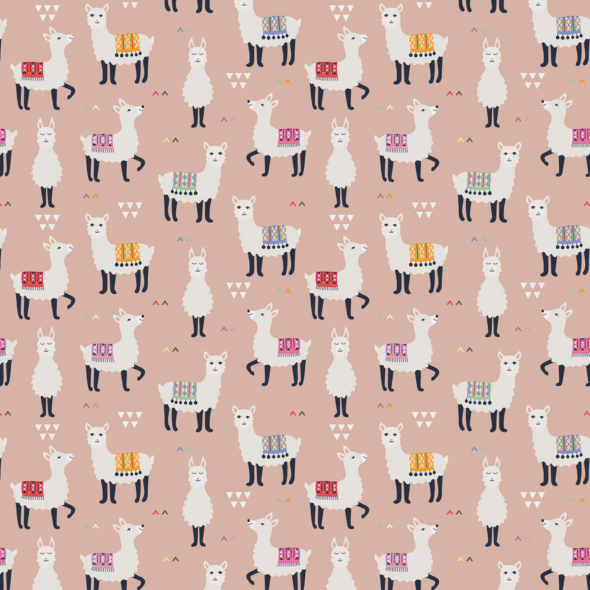 Wall mural Lama in Pink | Roomblush - RB344