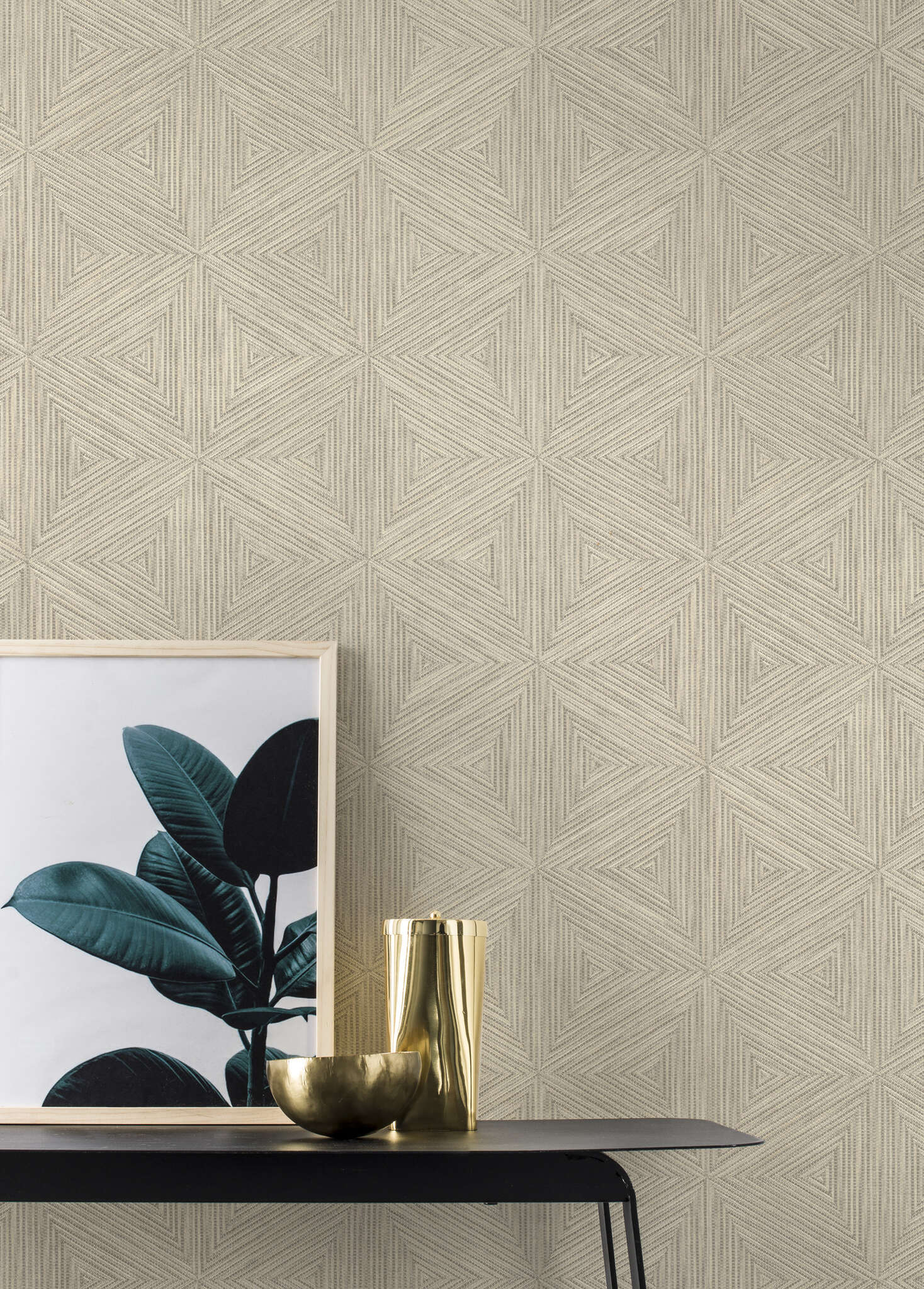 10-571257 Raumsituationen 2 Non-woven wallpaper in gray Back To Nature 571257