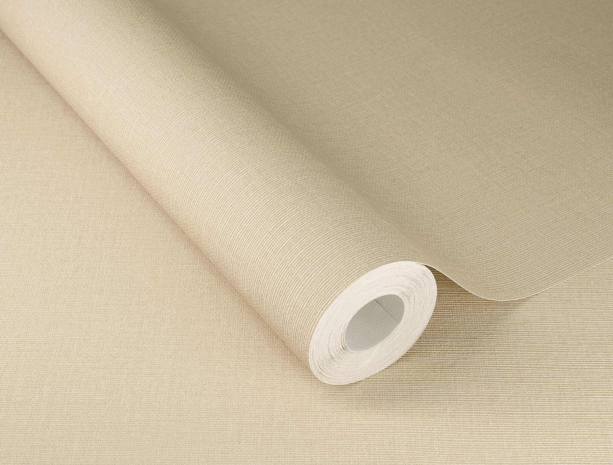 10-981513 Detailaufnahmen 1 Leinenoptik Vliestapete in Beige-braun Unitex 981513