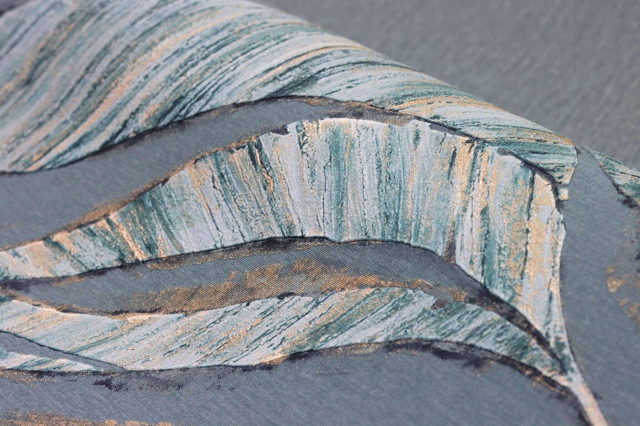 10-979329 Detailaufnahmen 5 Uni Vliestapete in Blau-Blaugrau Selection doppeltbreit 979329