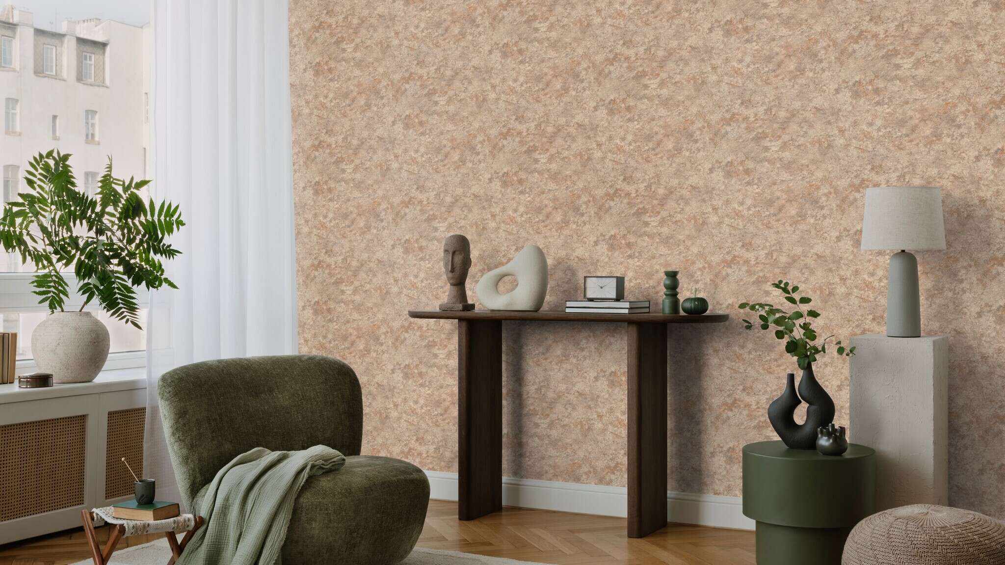 10-497526 Raumsituationen 3 Vliestapete Terra in Beige Factory VI 497526