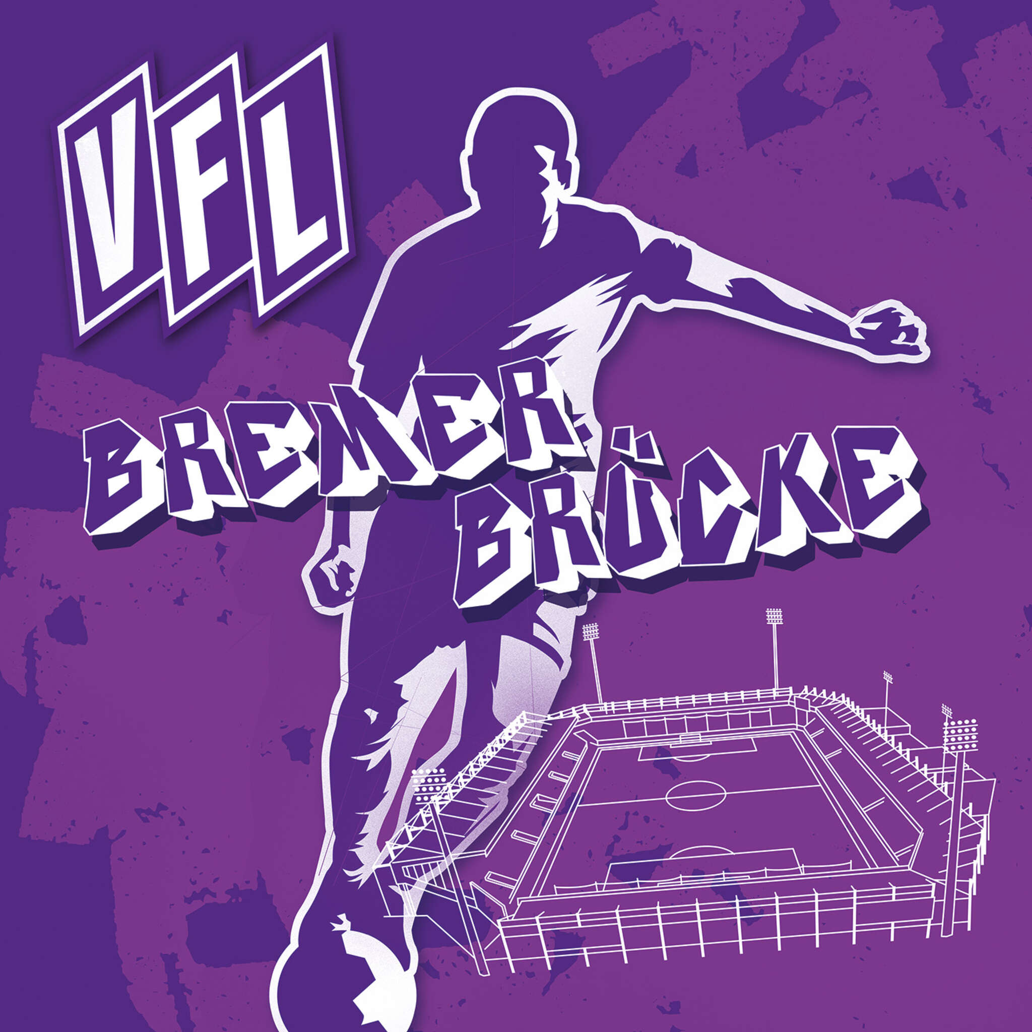 10-365436 D2C Vorschaubild 1 Fototapete VfL Osnabrück Vliestapete in Lila 365436