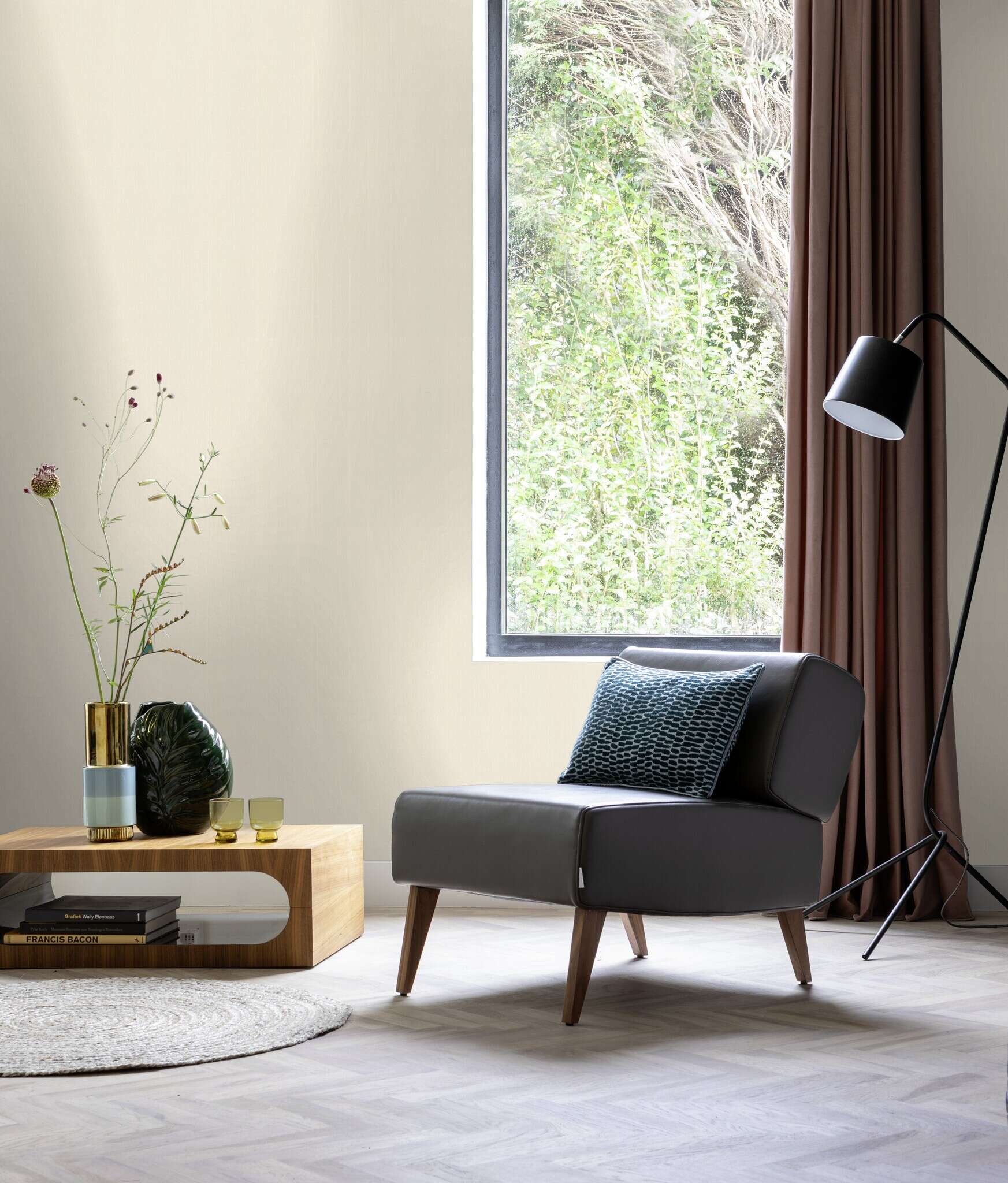 10-960761 Raumsituationen 3 Textiloptik Vliestapete in Beige Wall Textures XL Vol. 4 960761