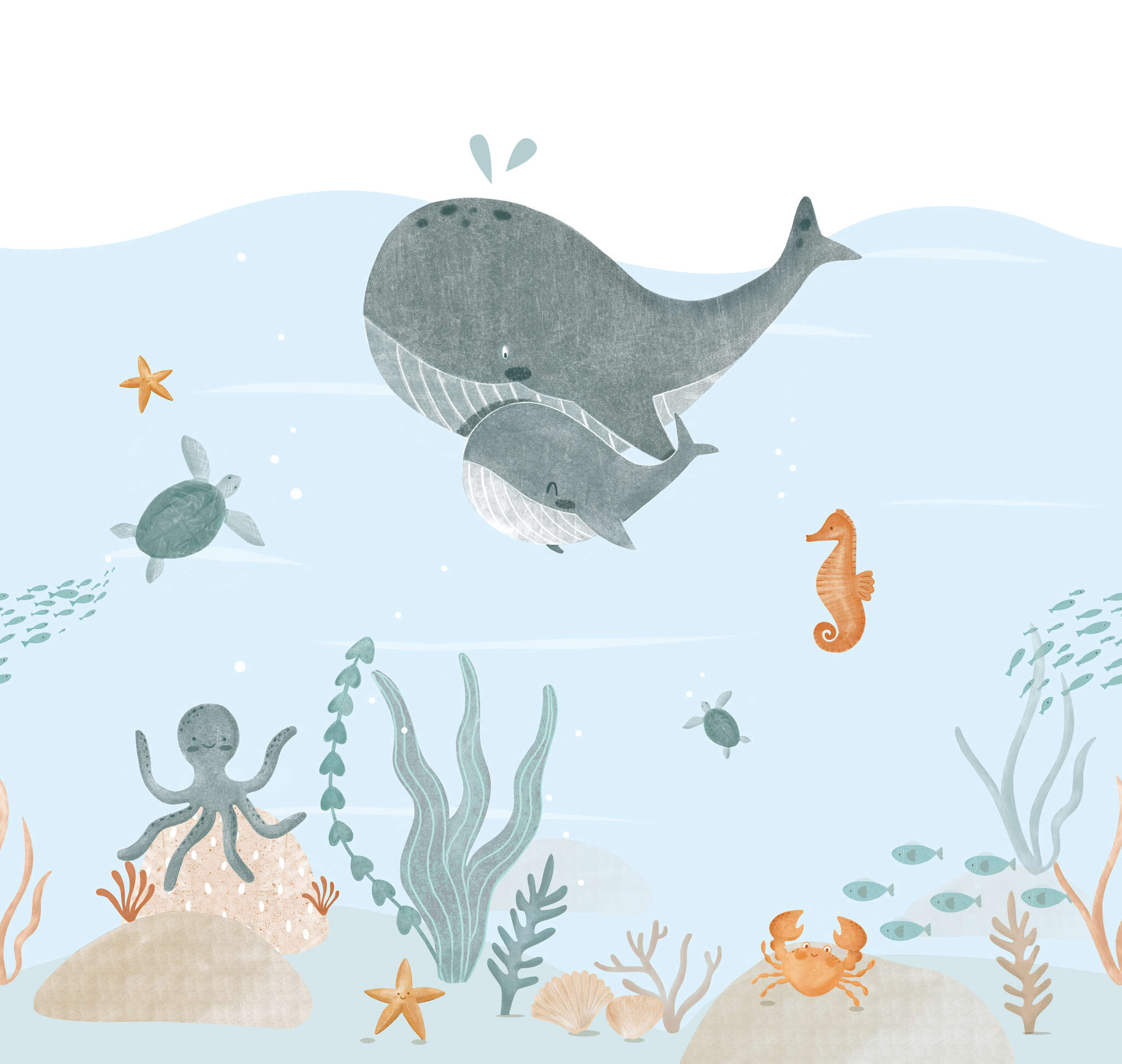 10-300377 Artikelscan 1 Wall mural Underwater in Blue | Roomblush - RB454