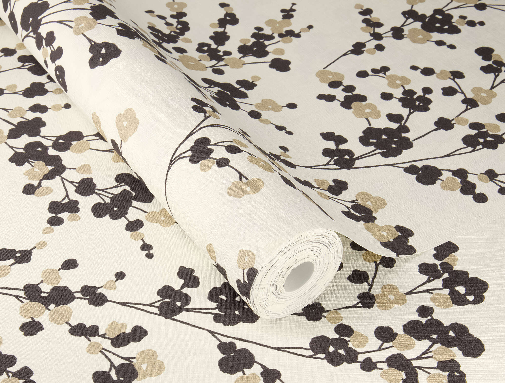10-581805 Detailaufnahmen 1 Non-woven wallpaper in black Selection vinyl/non-woven 581805
