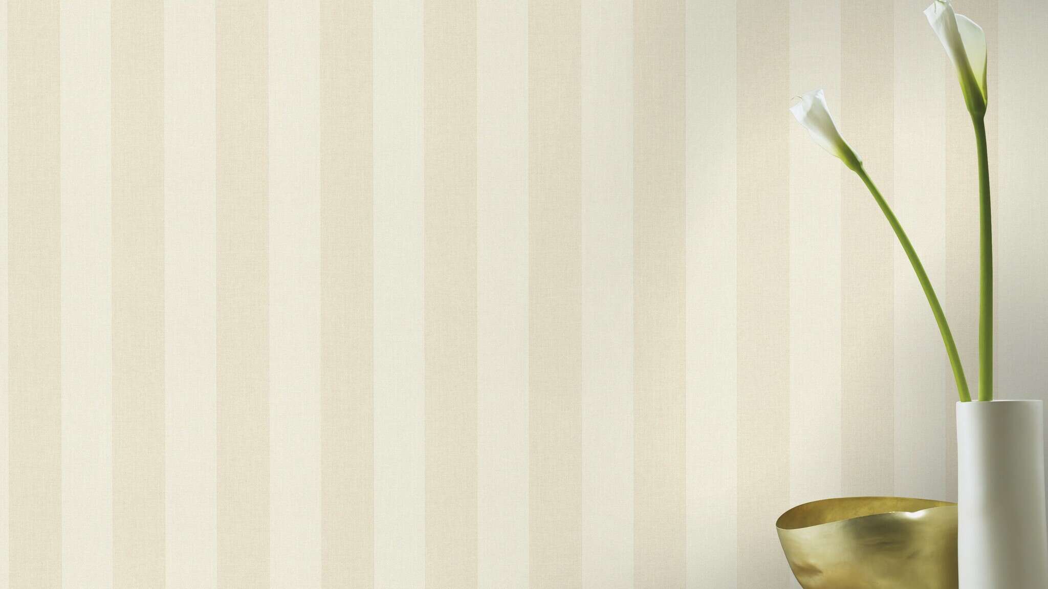 10-424102 Raumsituationen 6 Non-woven wallpaper in beige-light beige Selection 424102